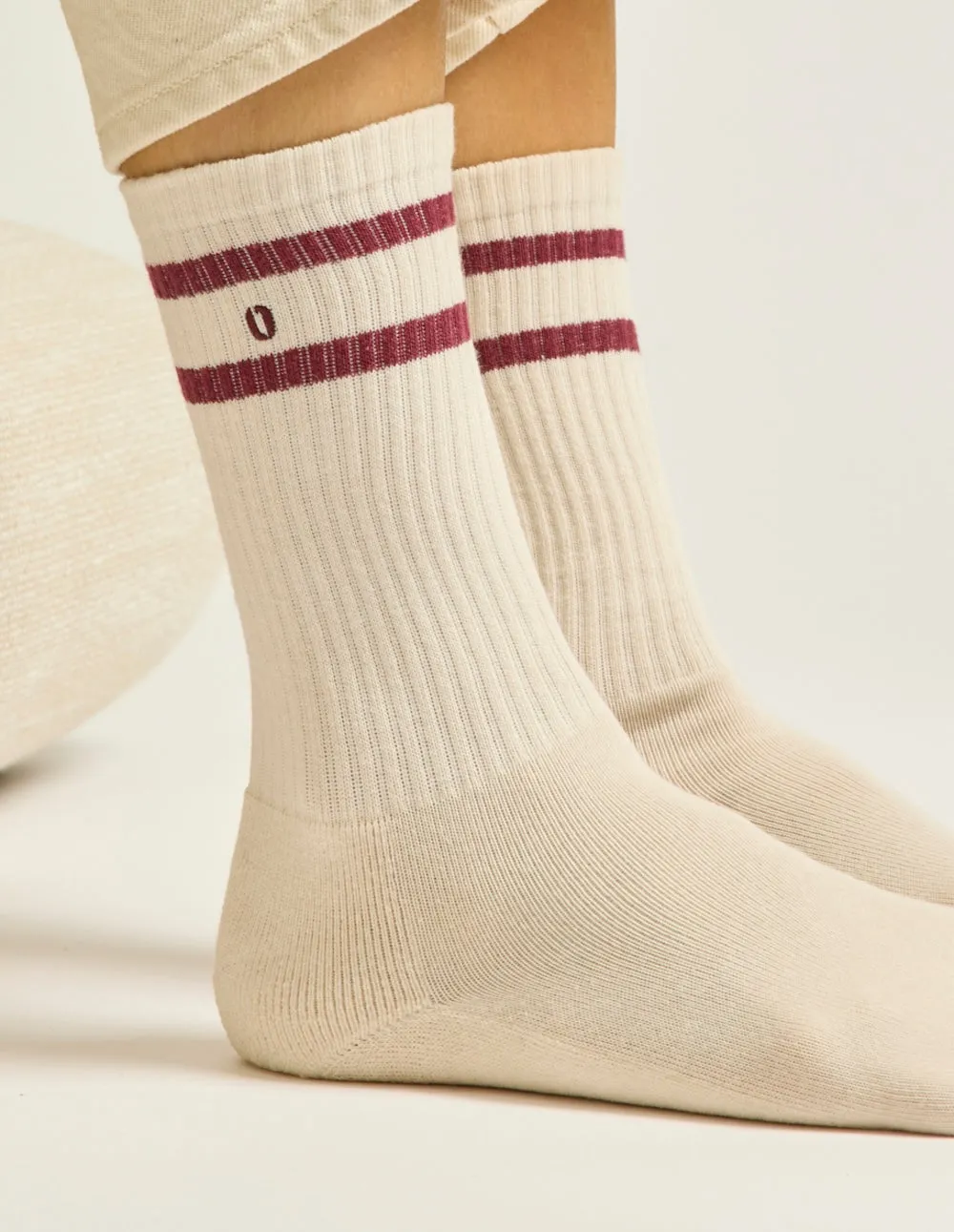 Pack de 2 paires de chaussettes - Bordeaux et Pin Sport