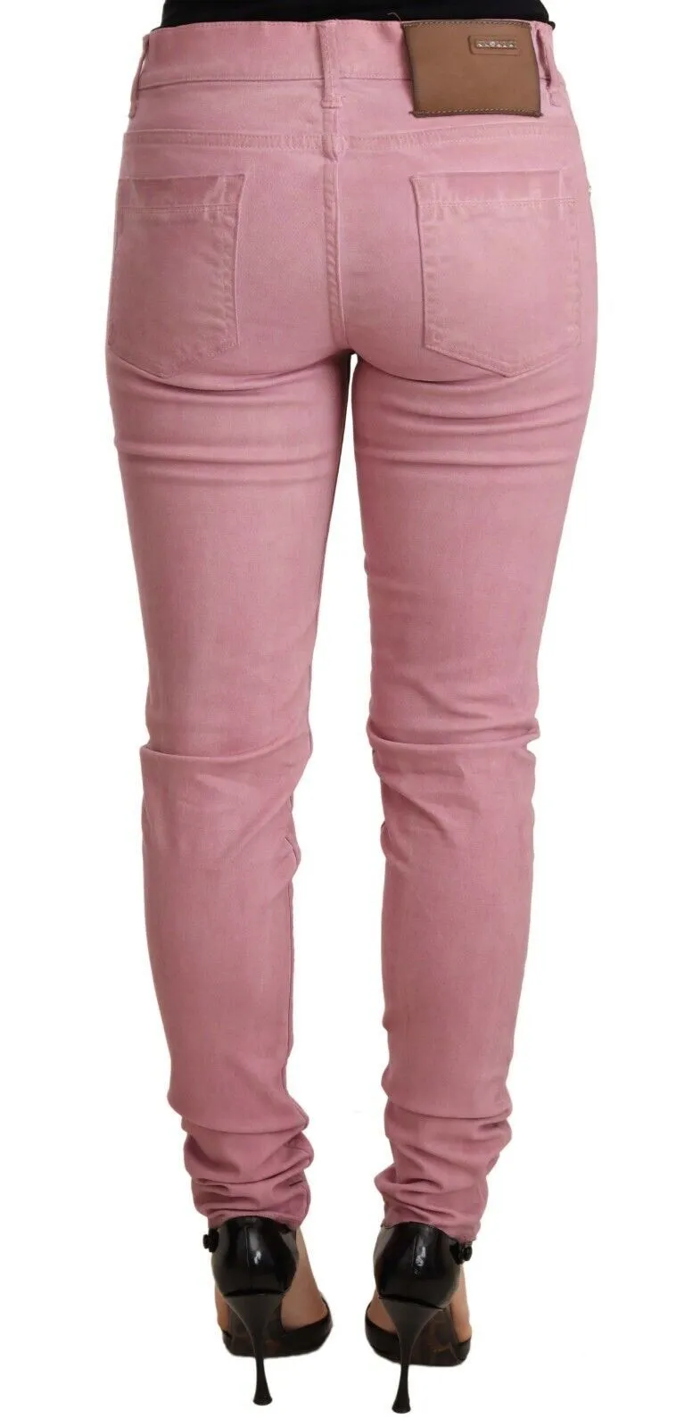 Acht Pantalon Skinny Femme Slim Fit en Coton Bleu