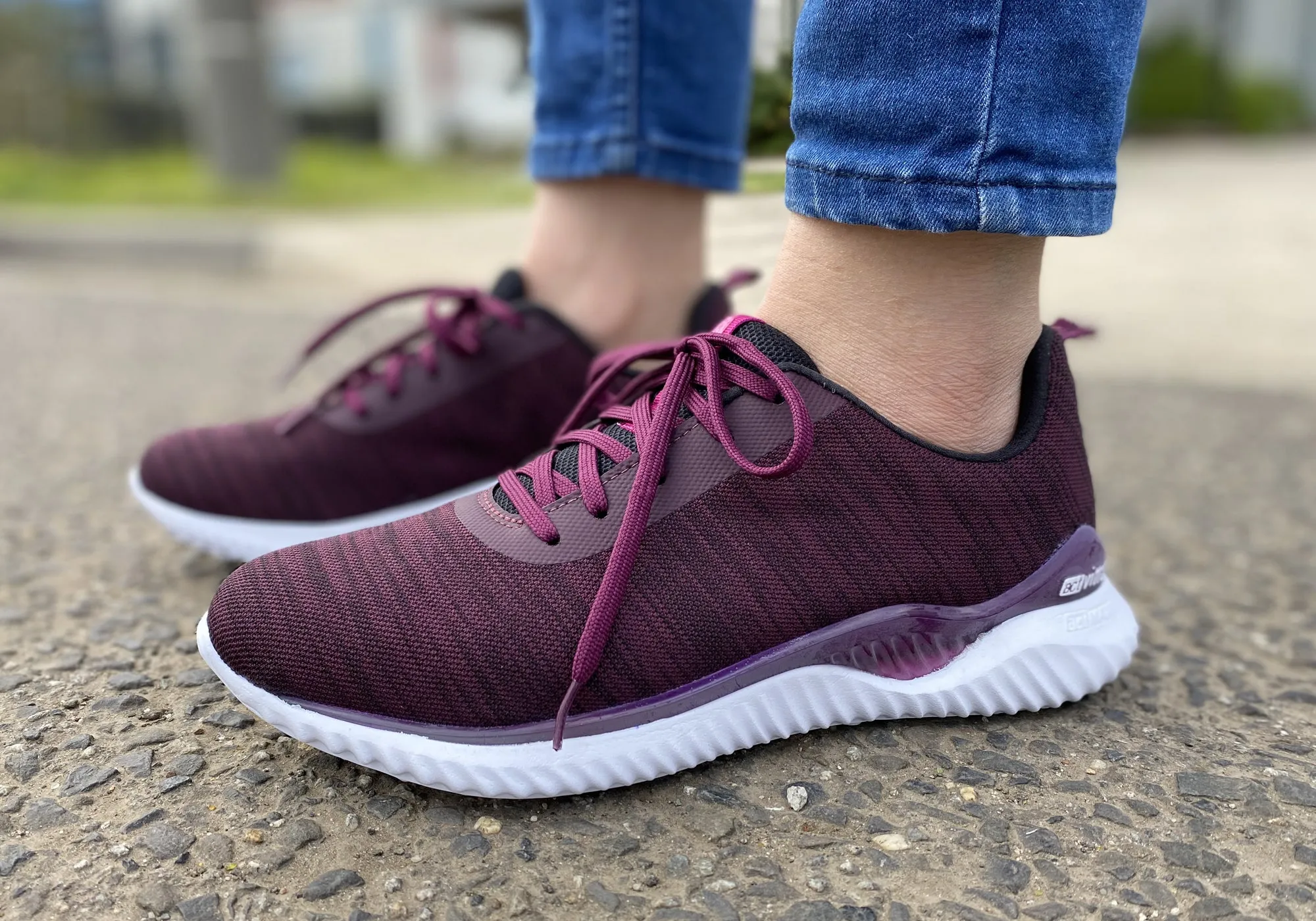 Actvitta Aries Chaussures Actives Femmes à Lacets Confortables avec Coussinet
