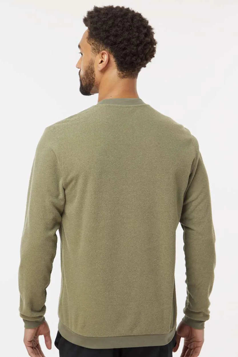 Sweat-shirt à col rond Adidas pour homme - Olive Strata