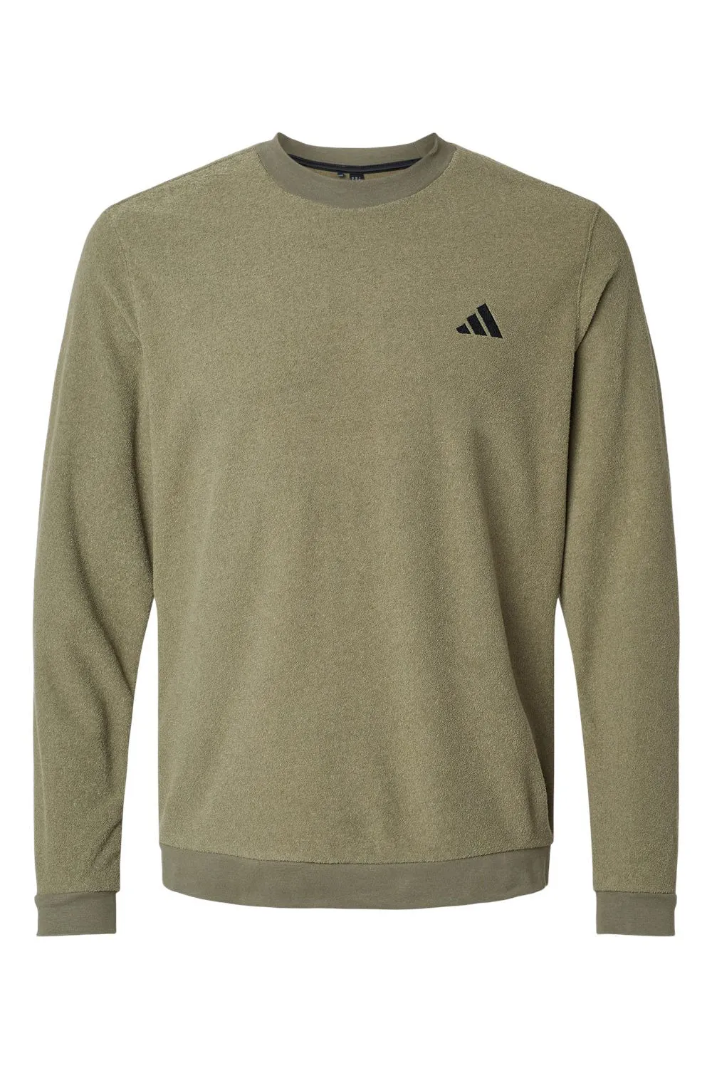 Sweat-shirt à col rond Adidas pour homme - Olive Strata