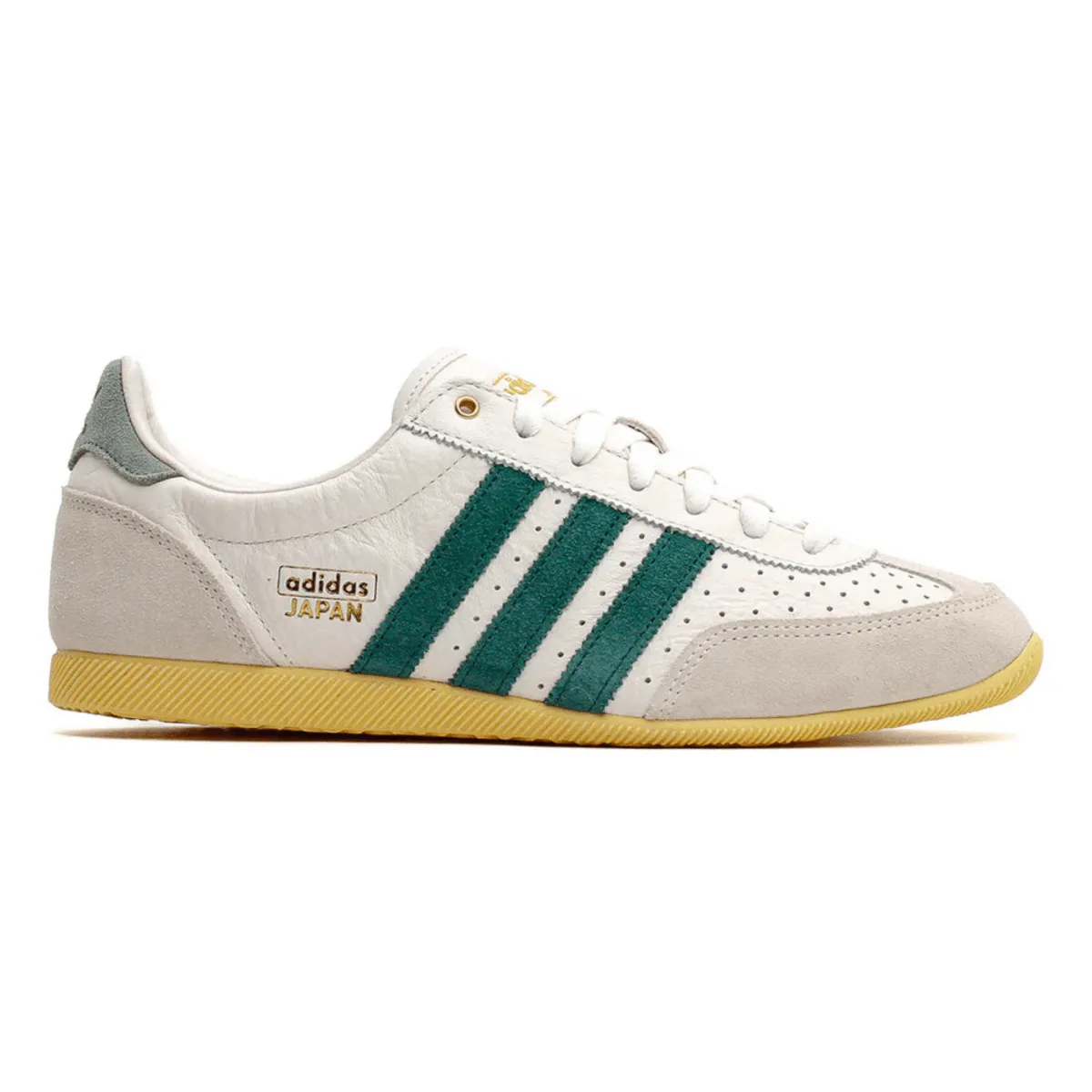 Adidas Femme Japon Blanc Cassé/Vert Universitaire/Reflet Orange