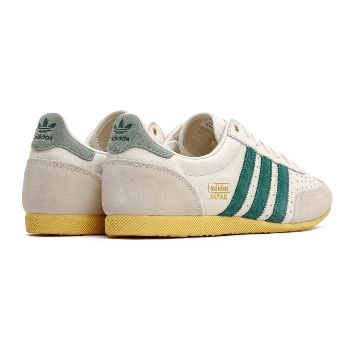 Adidas Femme Japon Blanc Cassé/Vert Universitaire/Reflet Orange