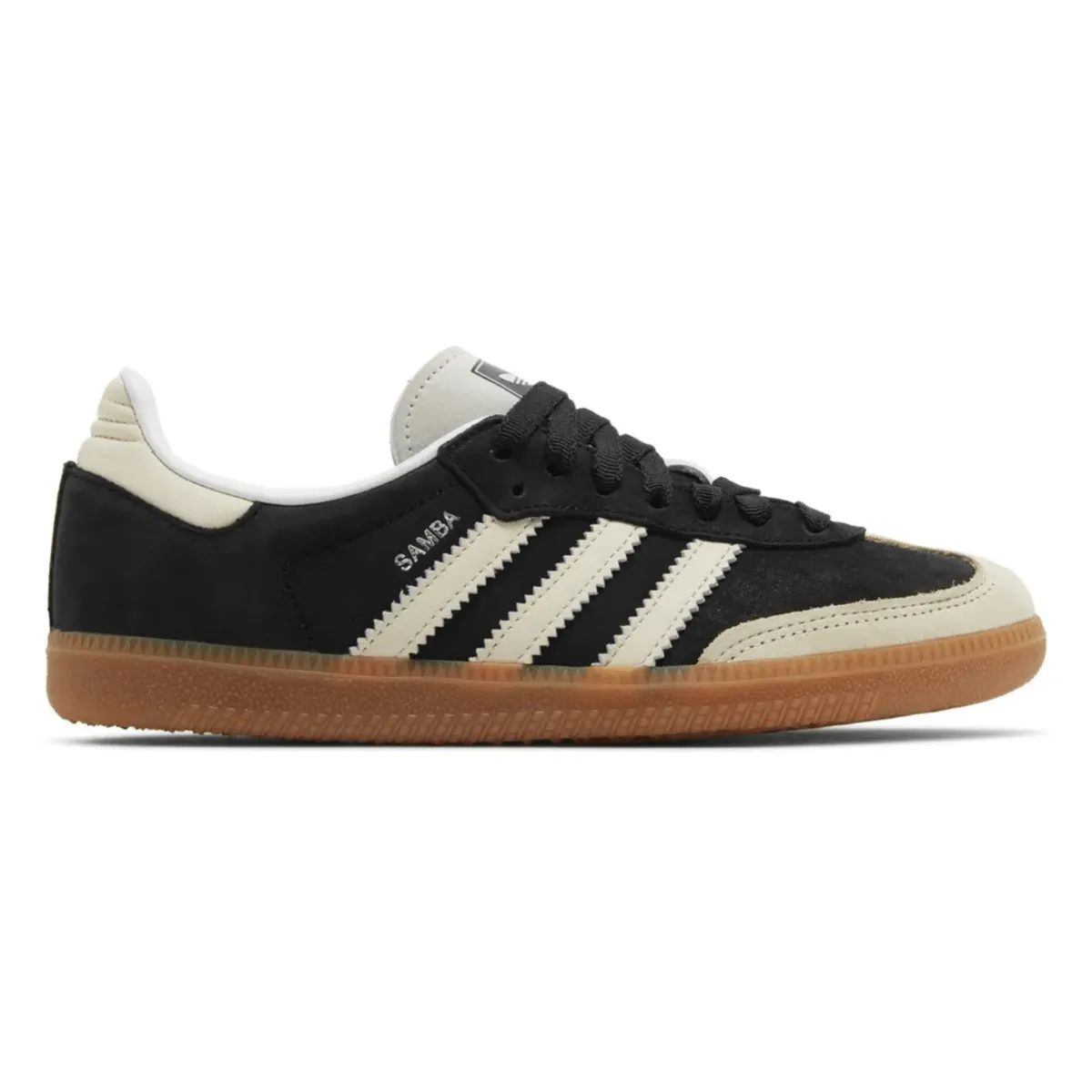 Adidas Femme Samba OG Noir Fondamental/Blanc Merveille/Argent Métallisé
