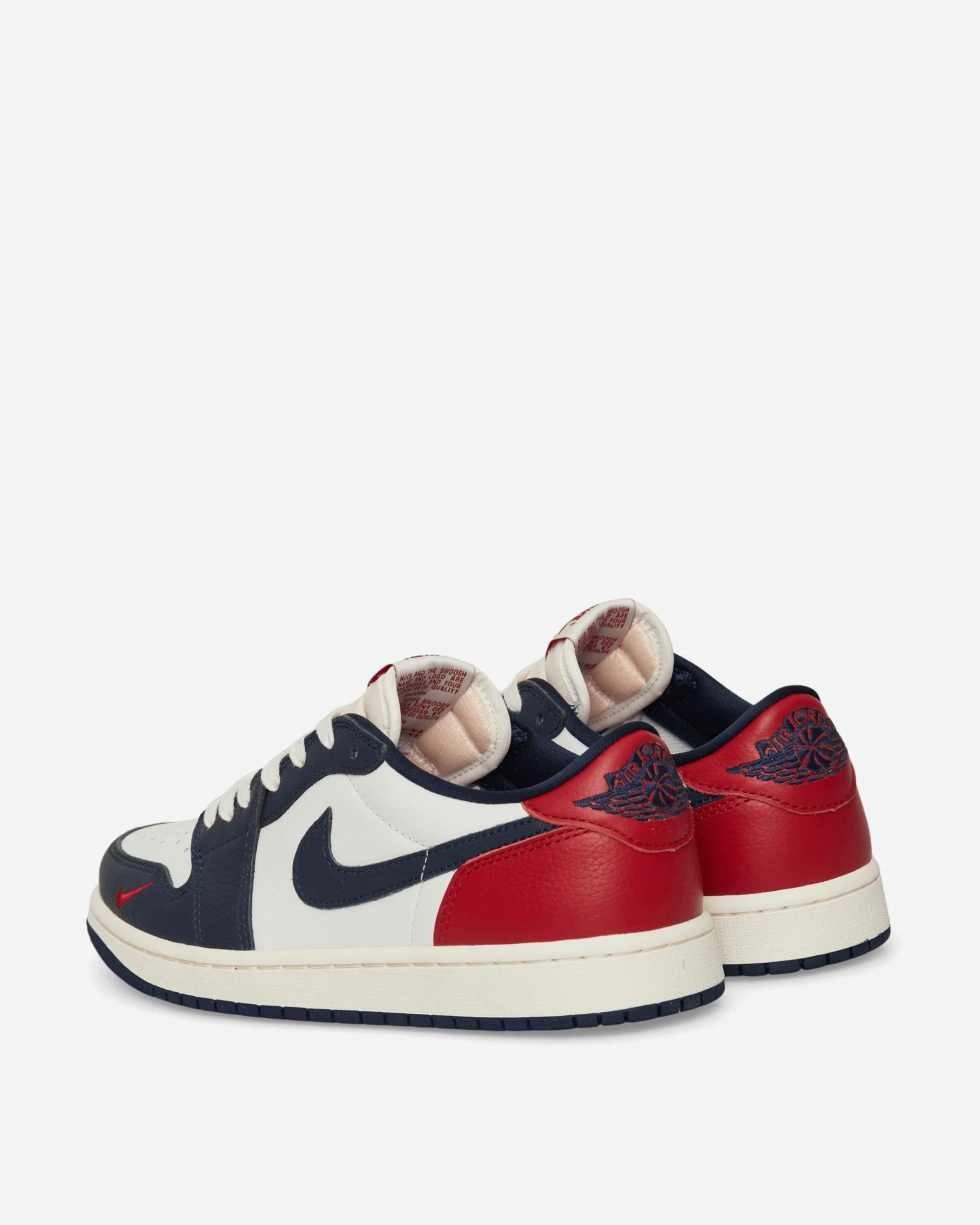 Chaussures Air Jordan 1 Low OG Rouge Gymnase / Bleu Marine Minuit