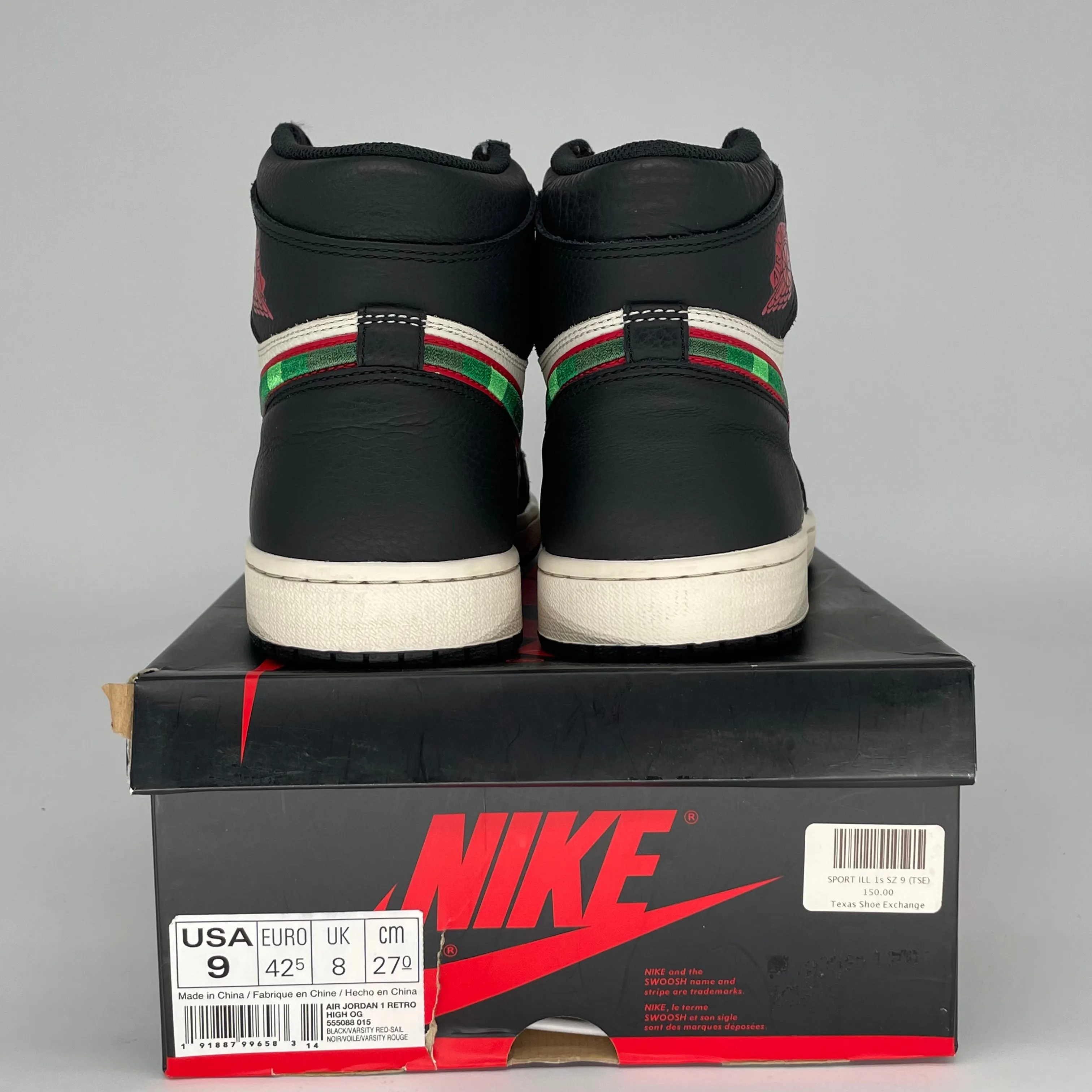 AIR JORDAN 1 SPORTS ILLUSTRÉ TAILLE 9 555088-015