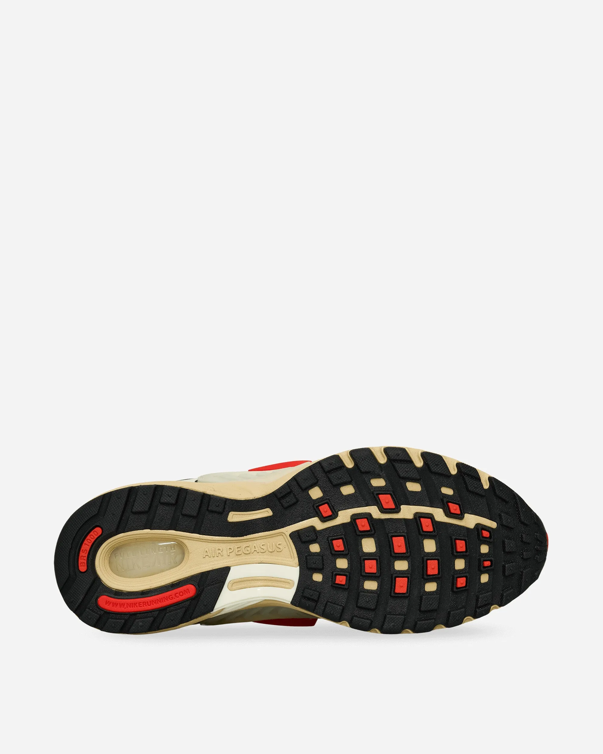 Chaussures de sport Air Pegasus Wave Lait de coco / Rouge picante