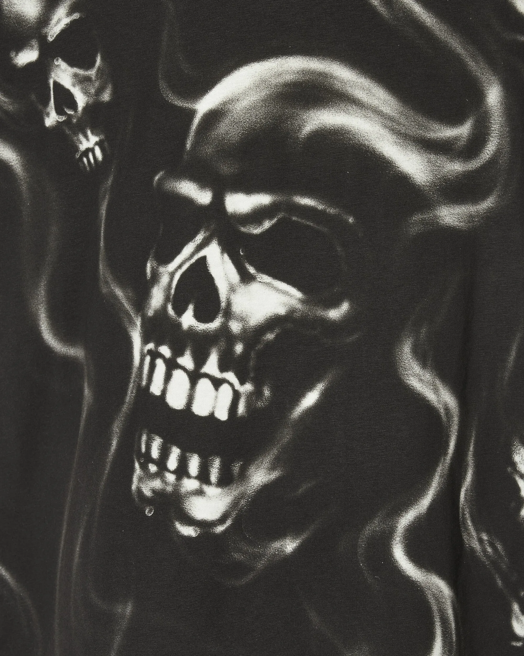 T-shirt à l'aérographe Noir