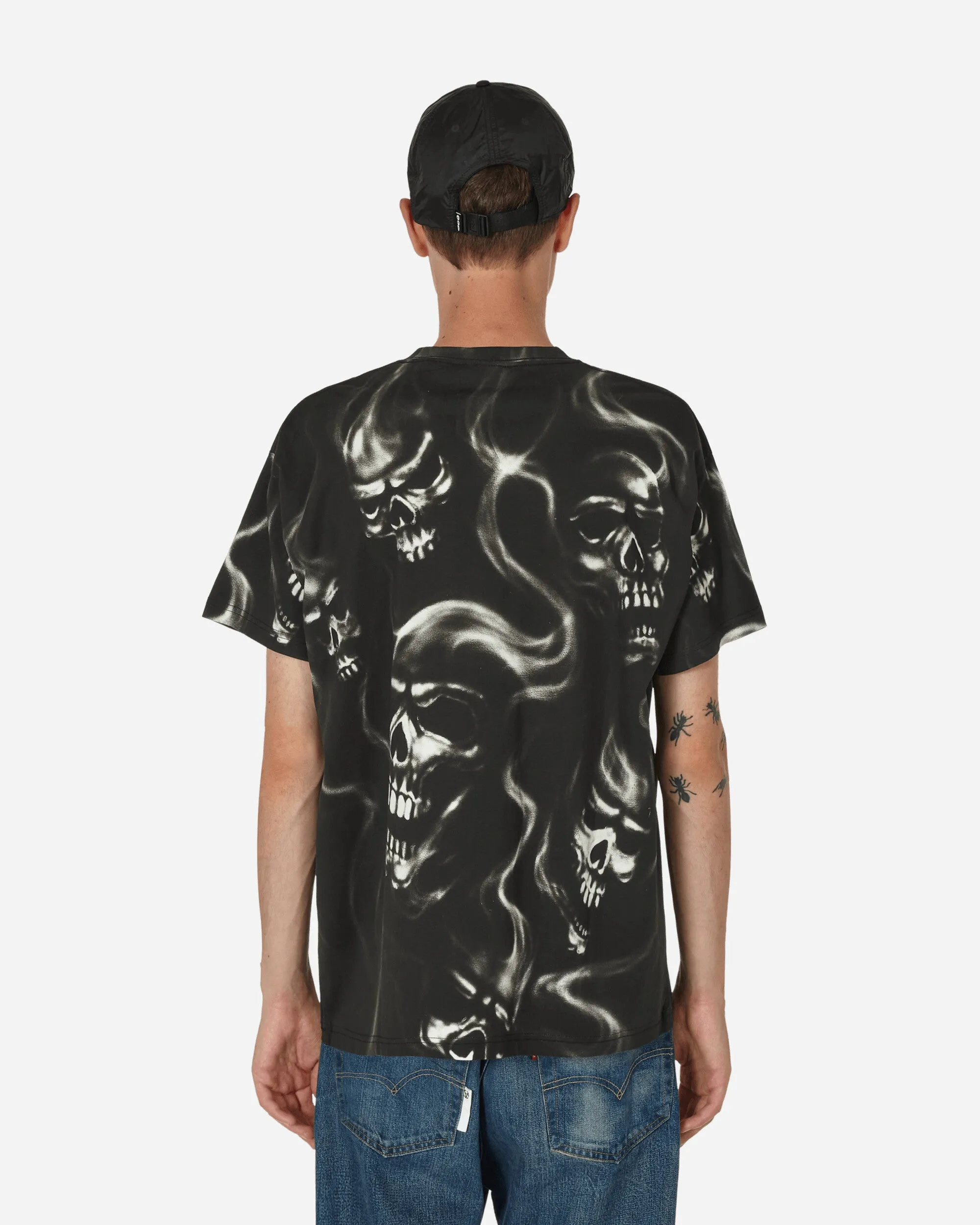 T-shirt à l'aérographe Noir