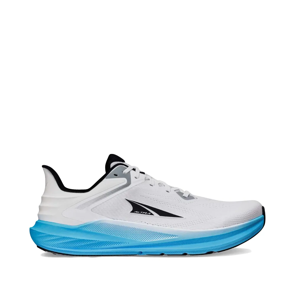 Chaussure de course Altra Torin 8 pour Homme en Blanc/Bleu