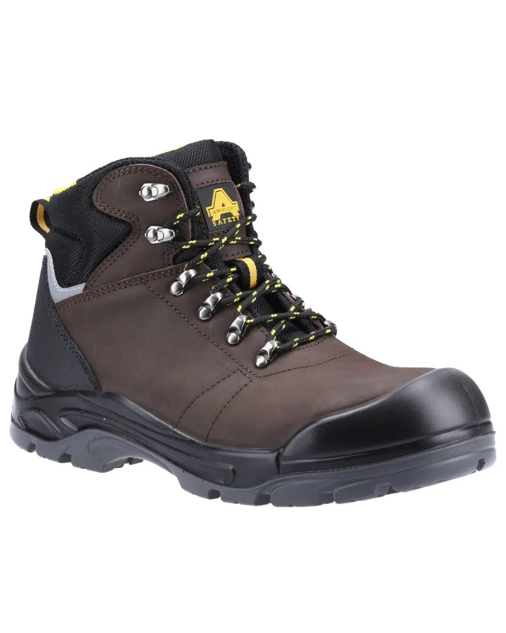 Chaussures de sécurité Amblers AS203 Laymore en cuir résistant à l'eau - Bottes de sécurité Amblers
