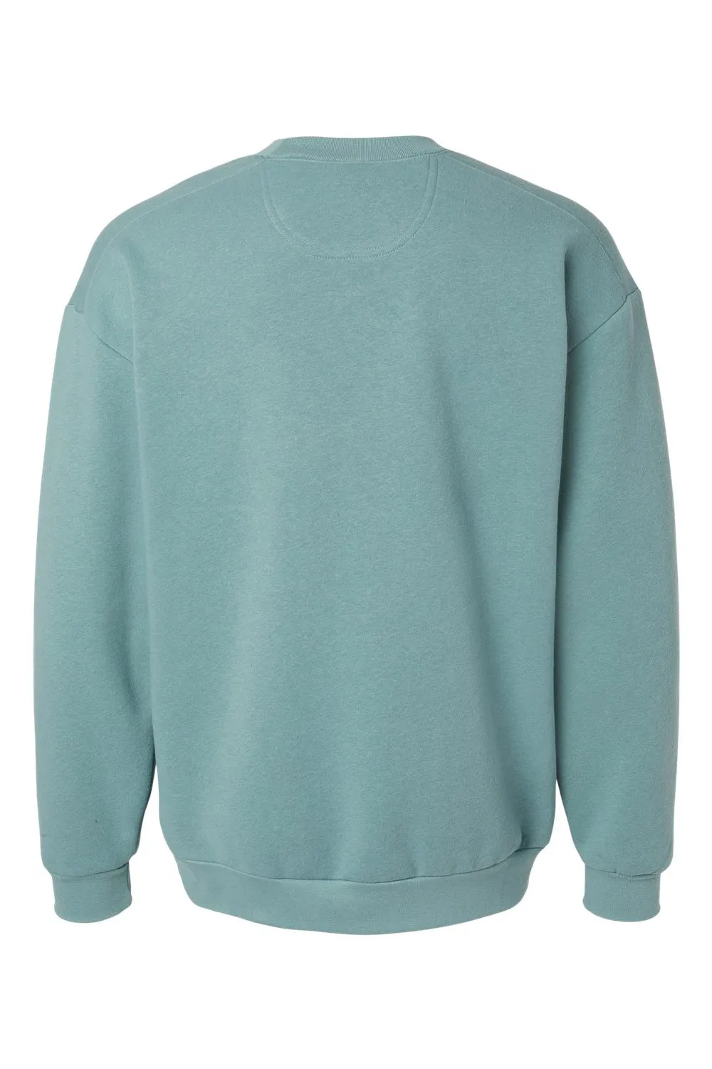 American Apparel Pull Homme ReFlex en Polaire à Col Rond - Vert Arctique