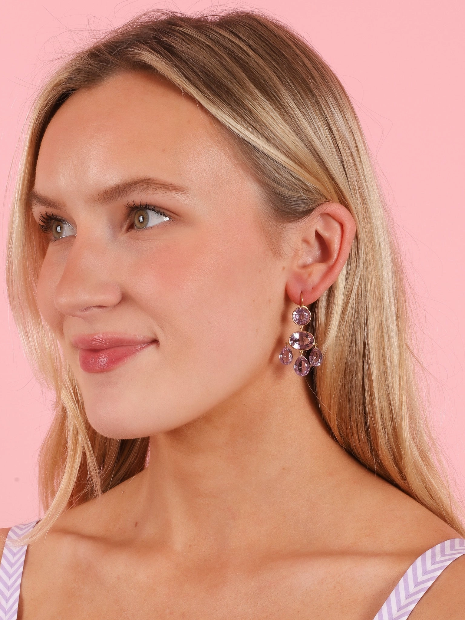 Amethyst Gabrielle Earrings