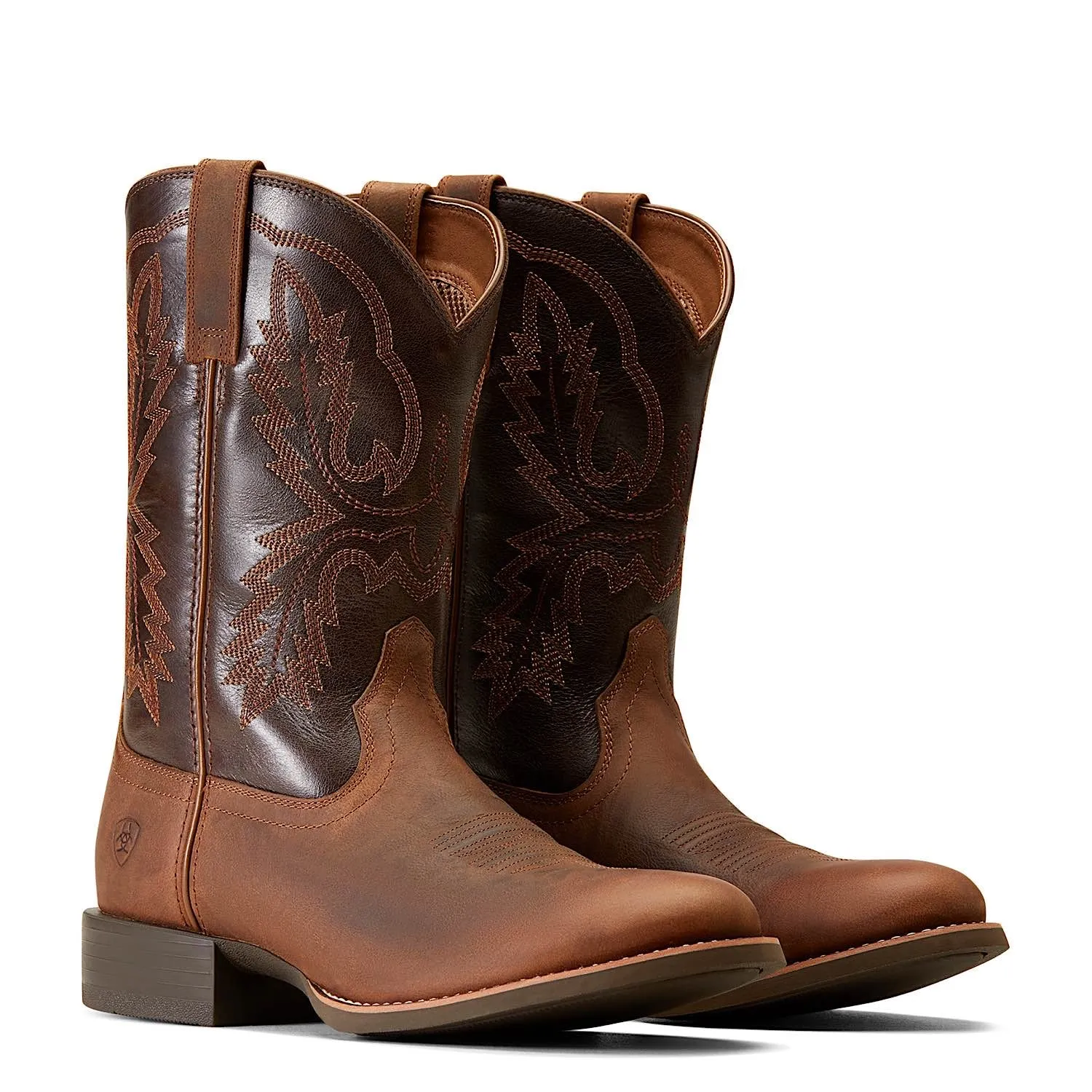 Bottes de sport Ariat pour hommes Stratten Sorrel Crunch/Bitter Brown Chaussures Ariat