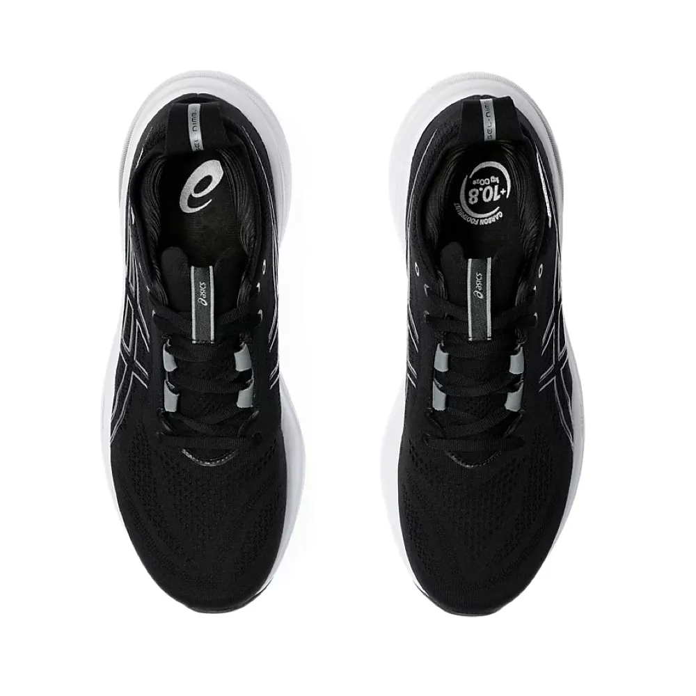 Asics Chaussure de course GEL-NIMBUS 26 pour homme en Noir/Gris graphite
