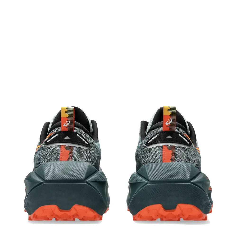 Asics Chaussure de course Trabuco 4 pour homme en Mousse froide/Orange nova