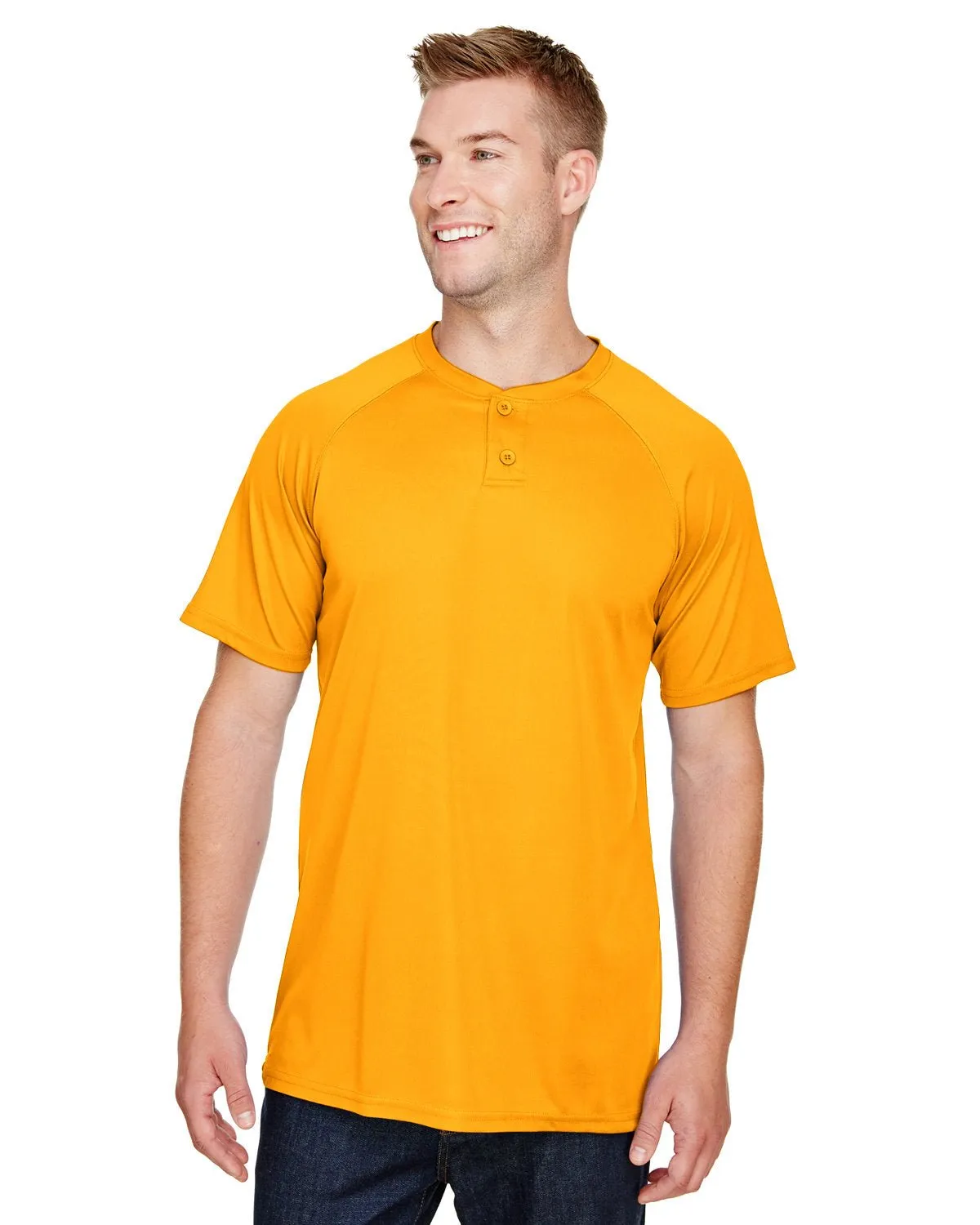 Augusta Sportswear AG1565 Maillot de baseball adulte Attain à 2 boutons
