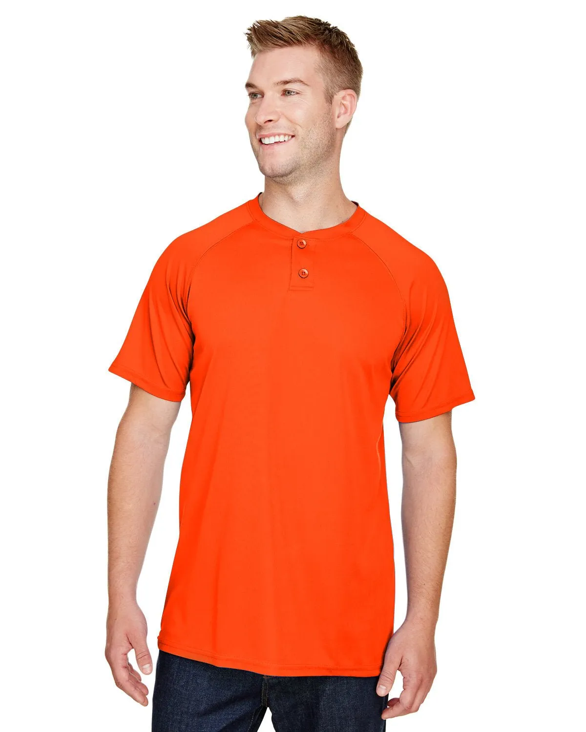 Augusta Sportswear AG1565 Maillot de baseball adulte Attain à 2 boutons