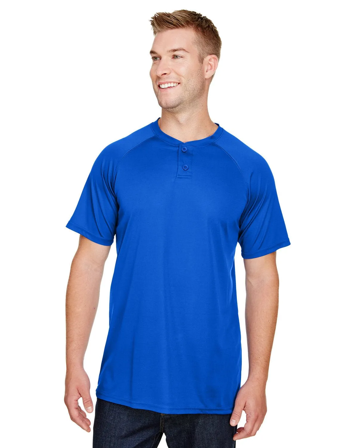Augusta Sportswear AG1565 Maillot de baseball adulte Attain à 2 boutons