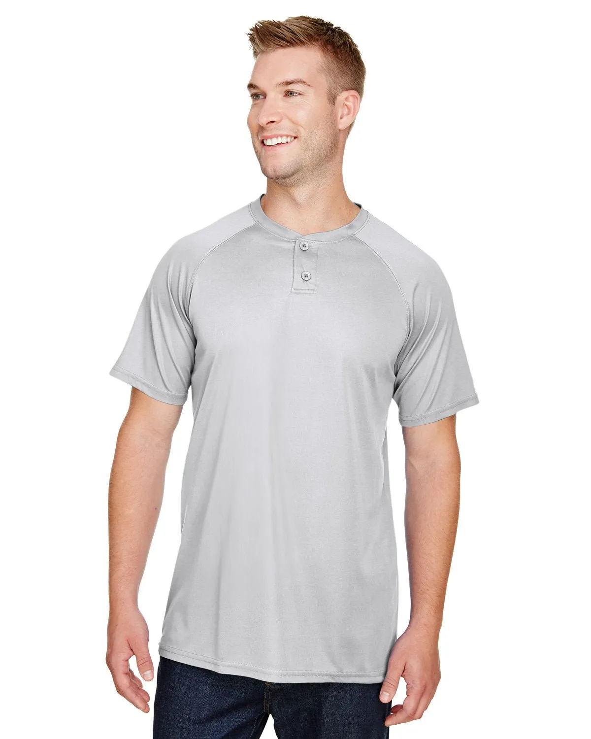 Augusta Sportswear AG1565 Maillot de baseball adulte Attain à 2 boutons