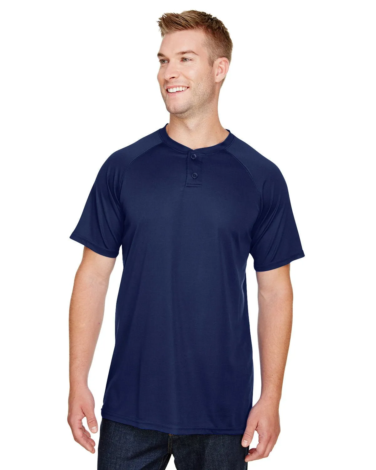 Augusta Sportswear AG1565 Maillot de baseball adulte Attain à 2 boutons