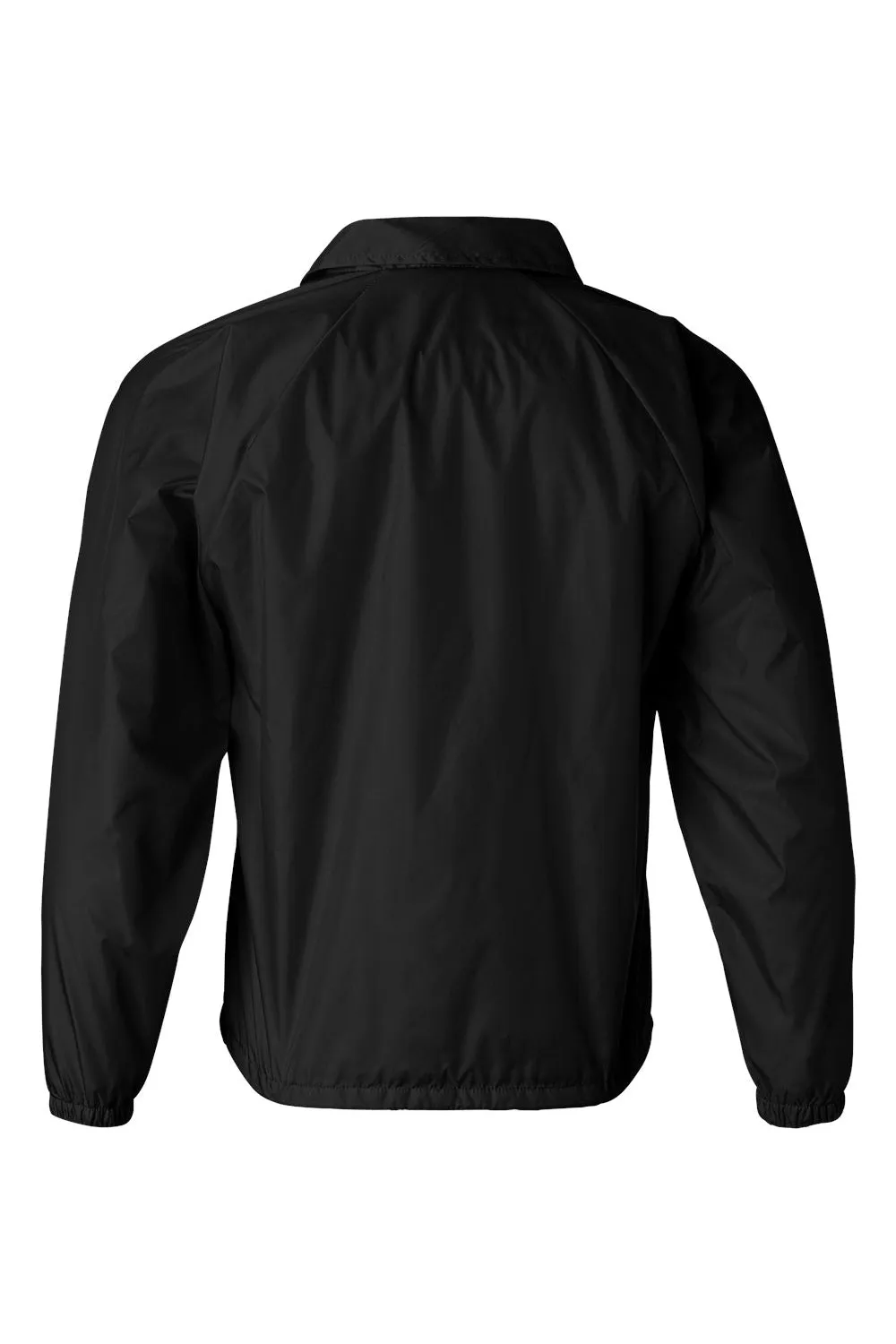 Veste de coach résistante à l'eau pour hommes Augusta Sportswear - Noir