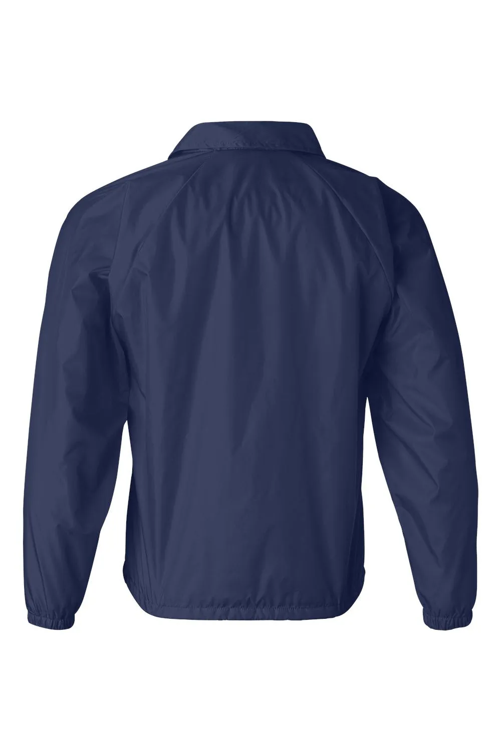Veste de coach résistante à l'eau pour hommes Augusta Sportswear - Bleu marine