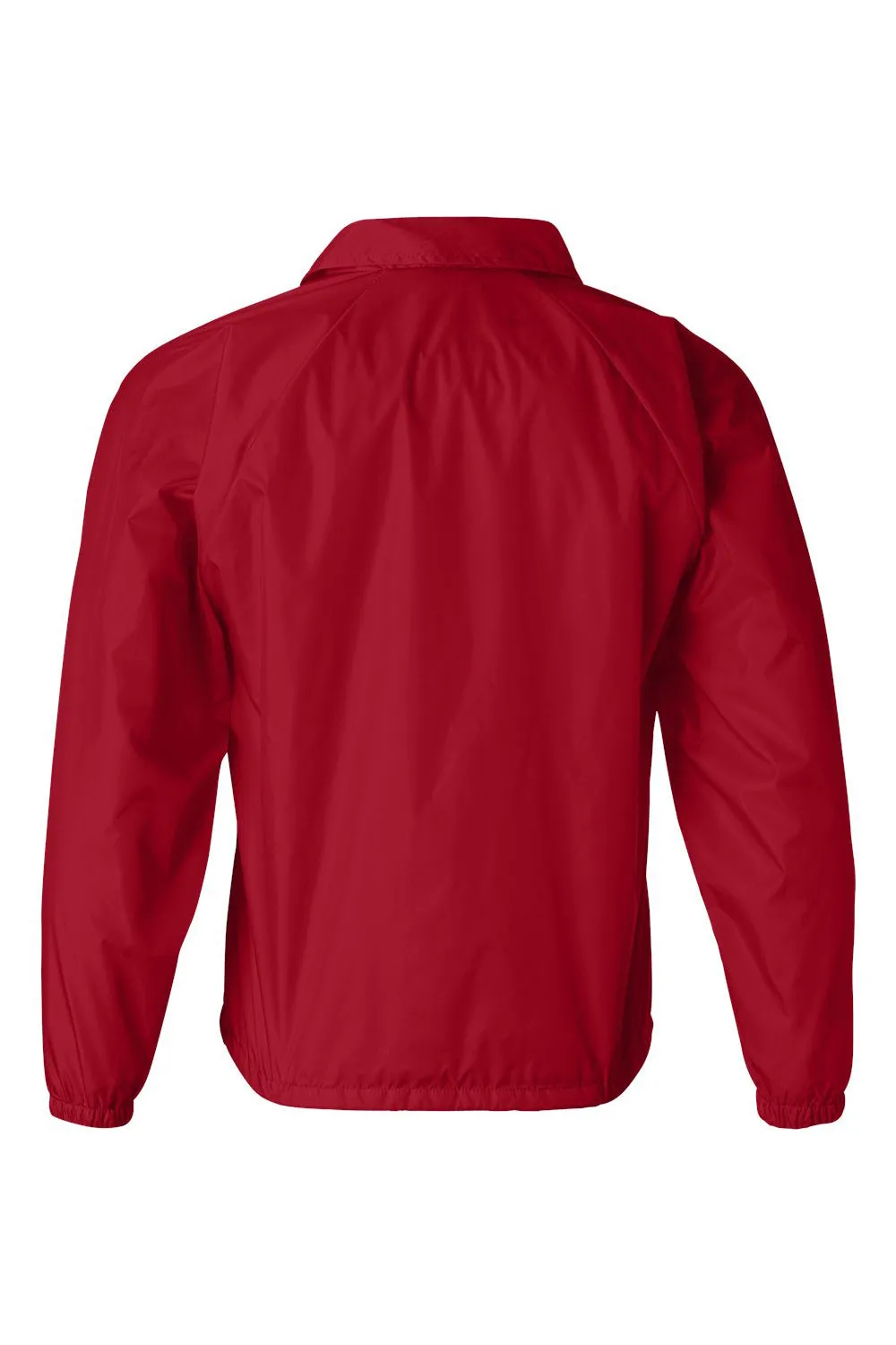 Veste de coach résistante à l'eau pour hommes Augusta Sportswear - Rouge