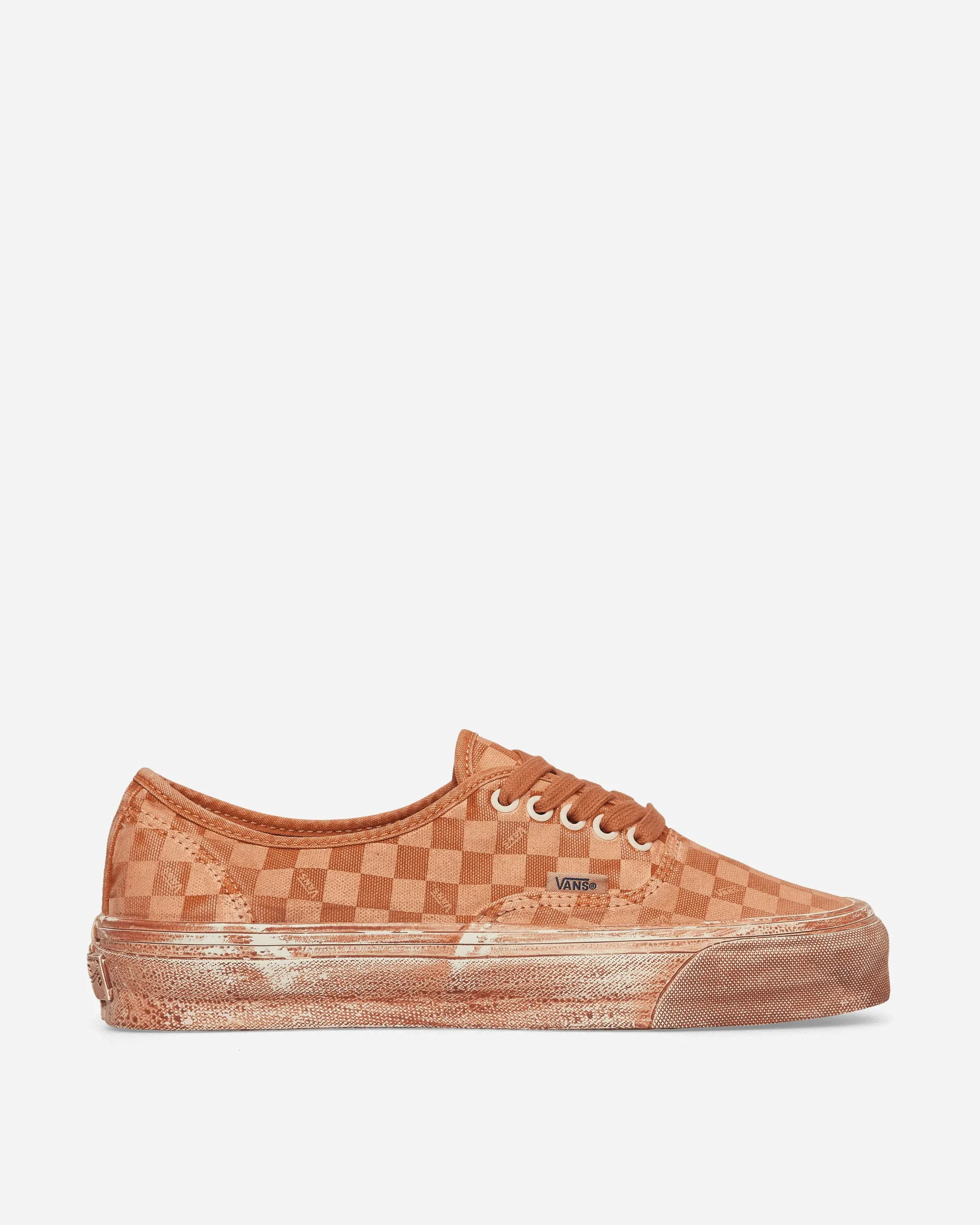 Authentique LX Réédition 44 Sneakers à Damier Teint par Trempage Marmelade