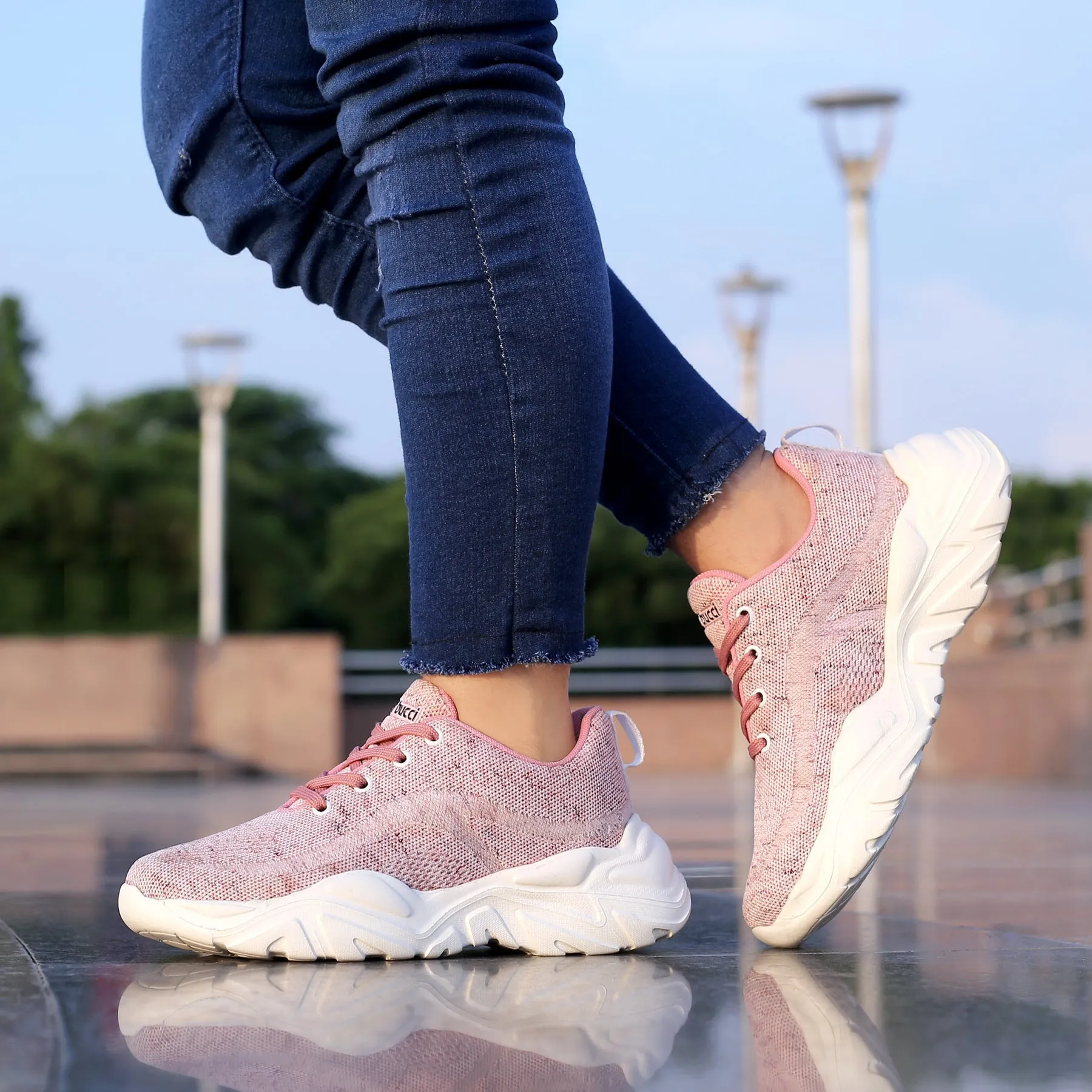 Bacca Bucci BUBBLES Femme Sneakers à Plateforme Épaisses