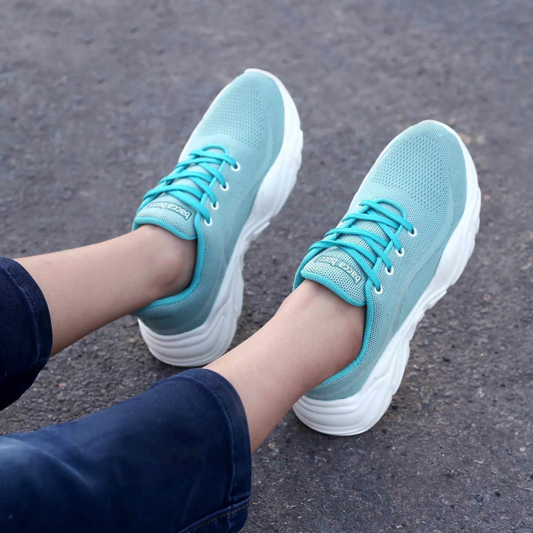 Bacca Bucci BUBBLES Femme Sneakers à Plateforme Épaisses