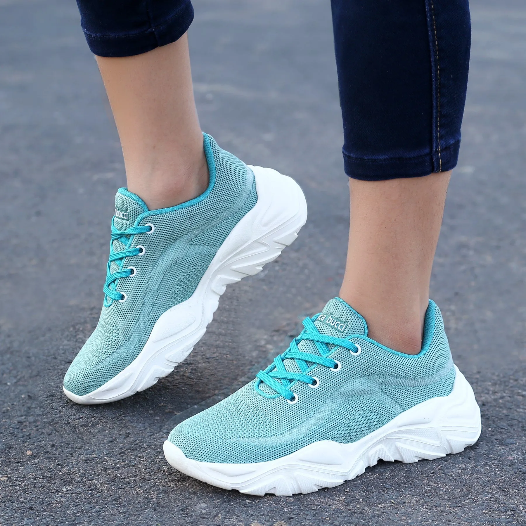 Bacca Bucci BUBBLES Femme Sneakers à Plateforme Épaisses