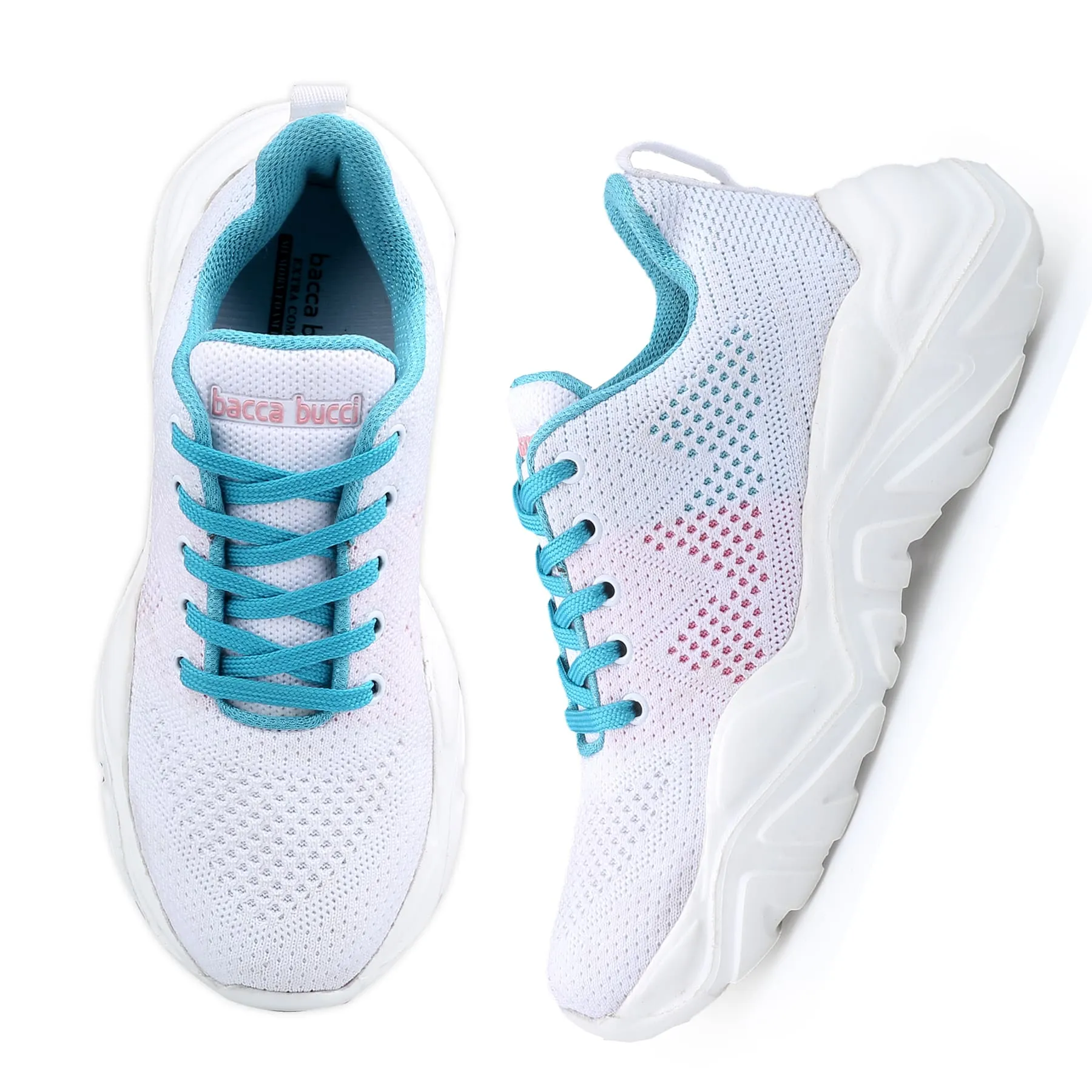 Bacca Bucci COOPER Sneakers plates à lacets avec semelle épaisse pour femmes