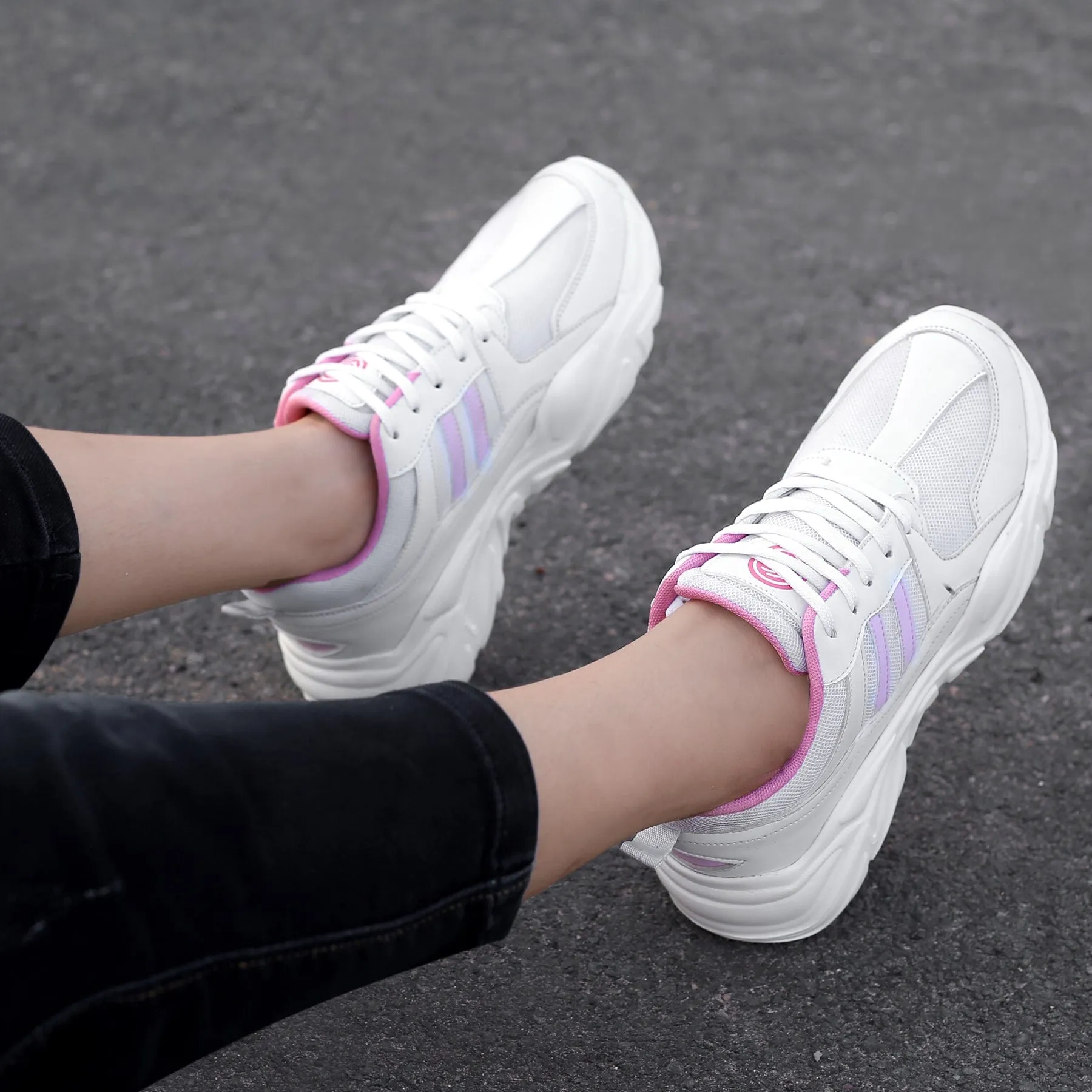 Bacca Bucci DAISY Femme Sneakers à Plateforme Épaisse