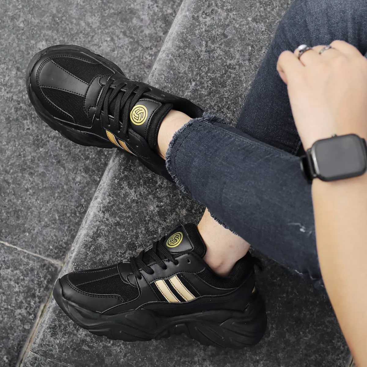 Bacca Bucci DAISY Femme Sneakers à Plateforme Épaisse
