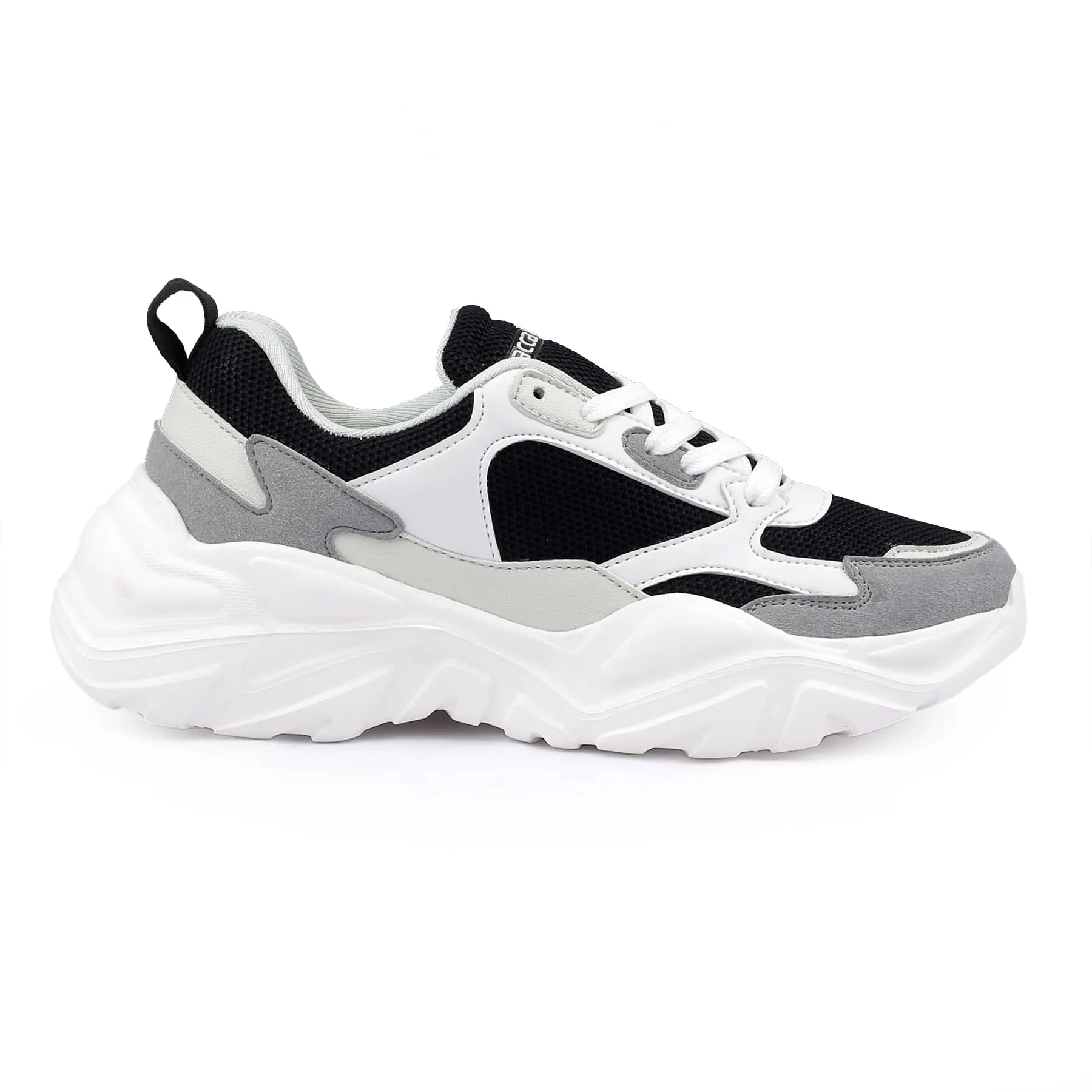 Bacca Bucci SPARK Sneakers basses à plateforme ColorBlock pour femmes | Sneakers StreetWear épaisses