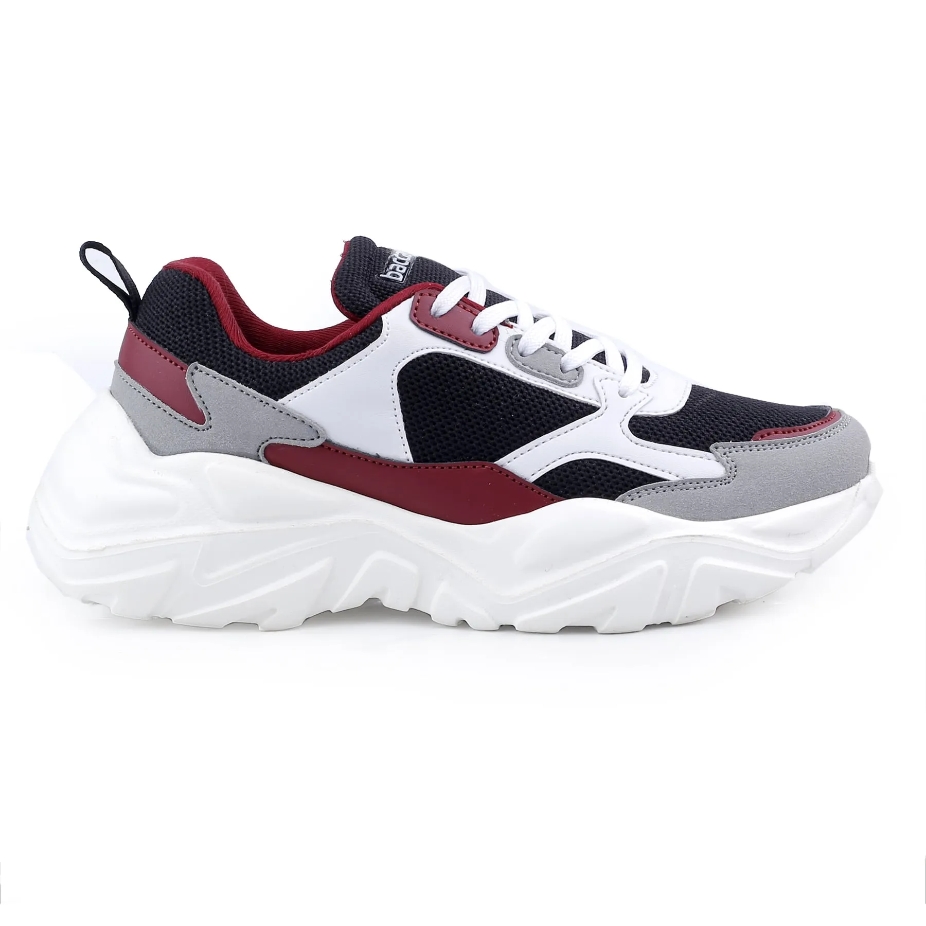 Bacca Bucci SPARK Sneakers basses à plateforme ColorBlock pour femmes | Sneakers StreetWear épaisses