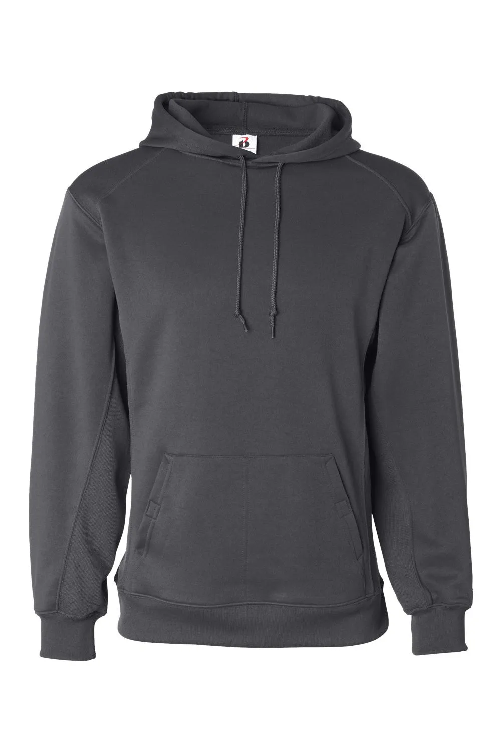 Badger Sweat à capuche pour hommes en polaire respirante avec poche kangourou - Gris graphite