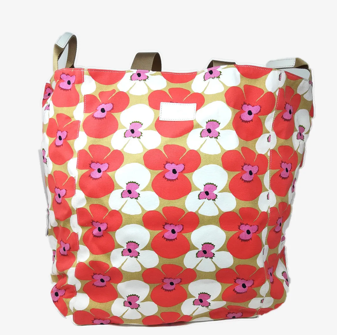 Sac à linge Bric S grand modèle // Fleuri rouge