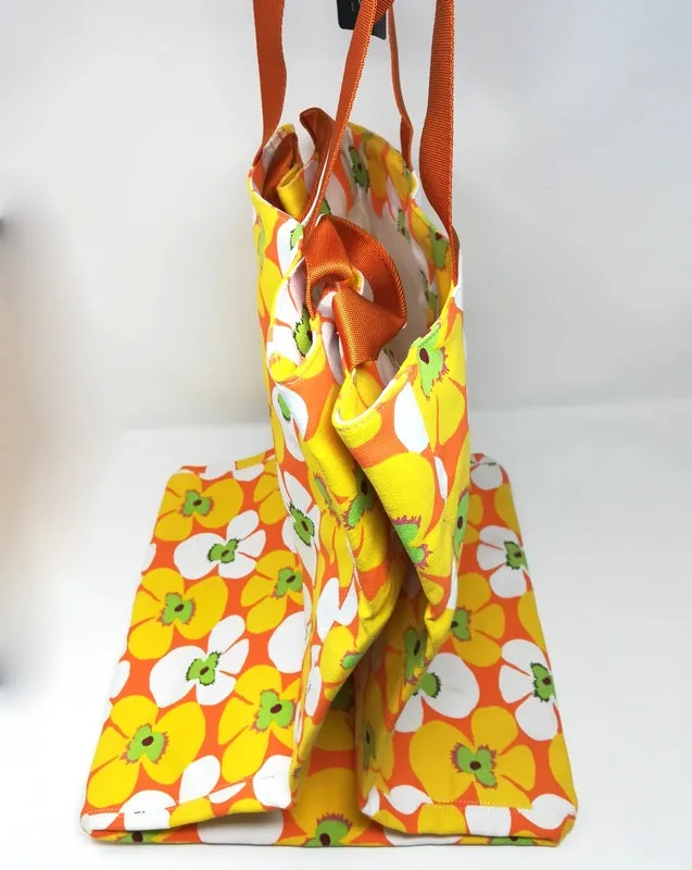 Sac à linge Bric S grand modèle // Fleuri jaune