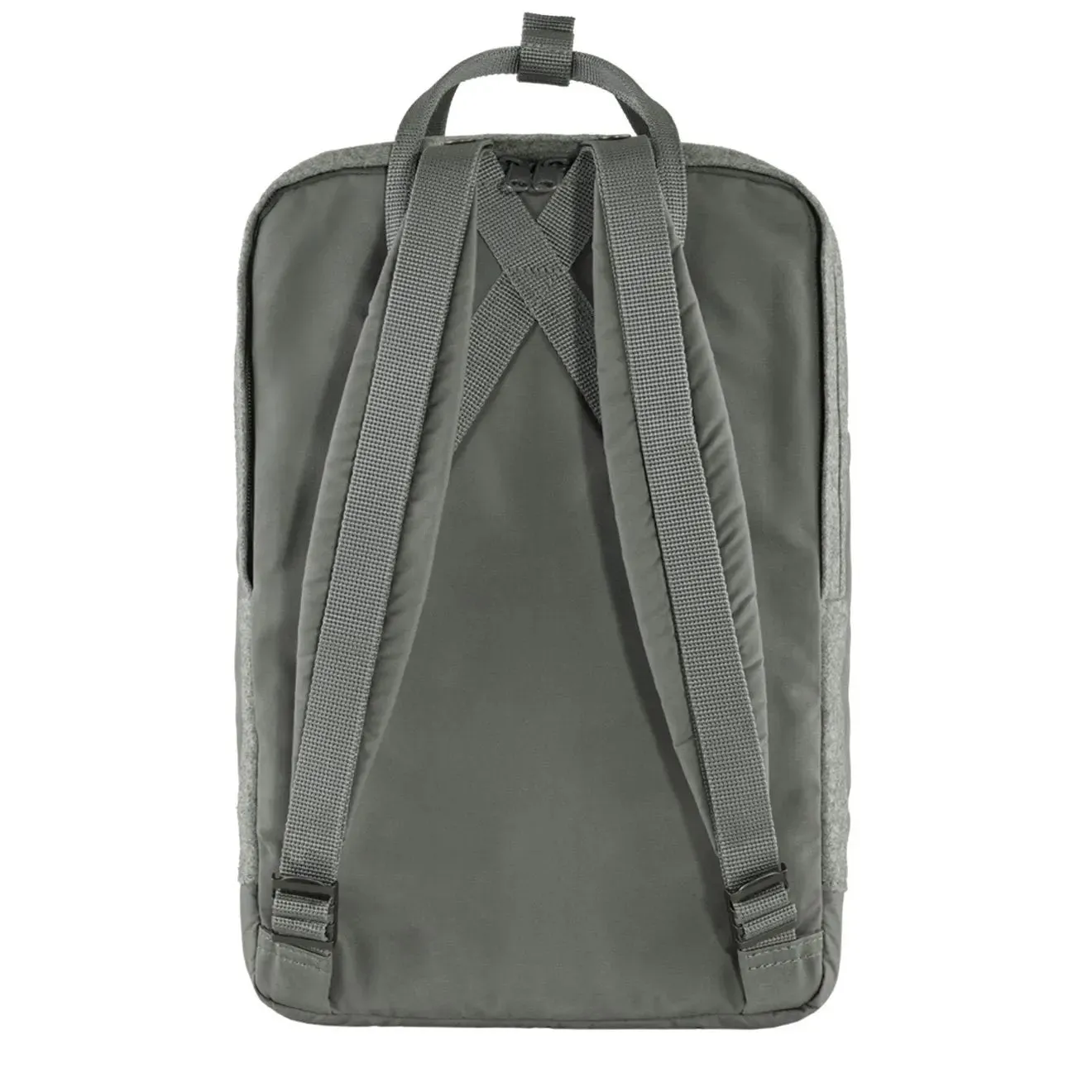 Sac à dos Fjallraven pour homme Fjallraven Kanken Re-Wool Laptop 15 Gris granit