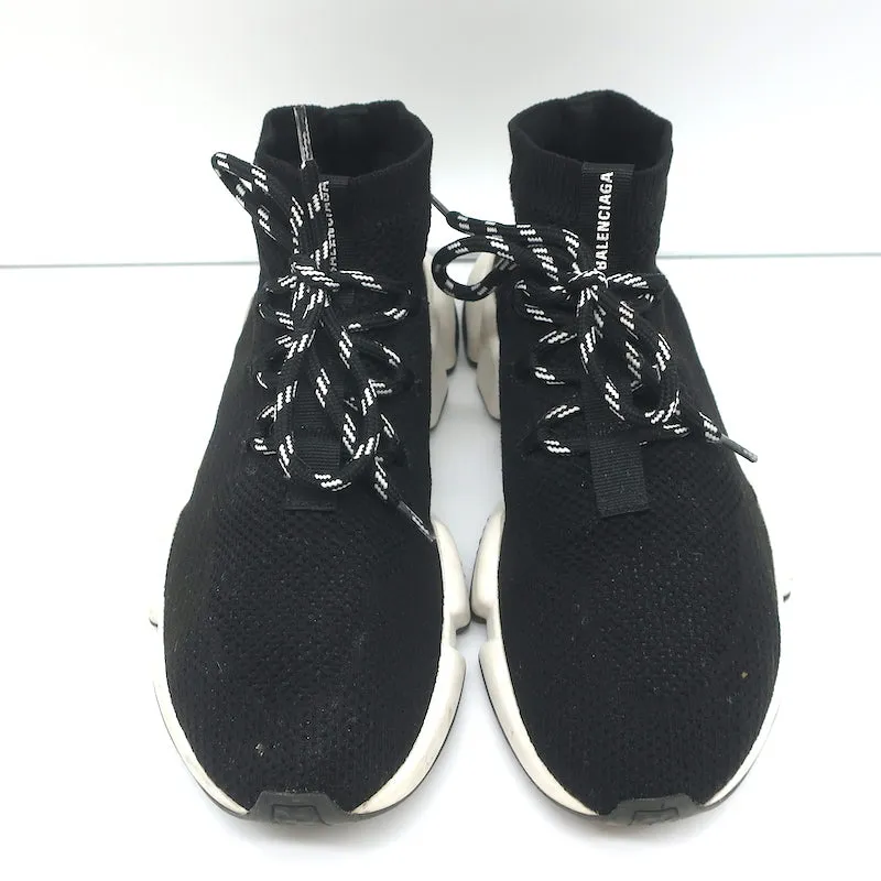 Balenciaga Speed Chaussures de Sport à Lacets en Maille Noire Taille 39