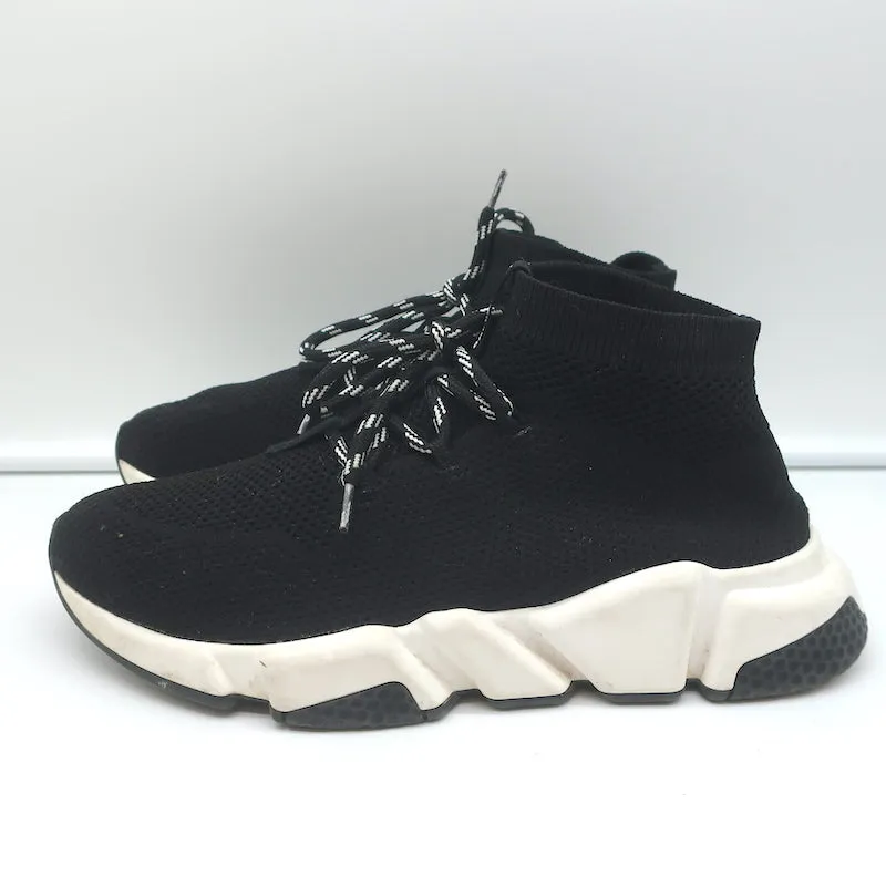 Balenciaga Speed Chaussures de Sport à Lacets en Maille Noire Taille 39