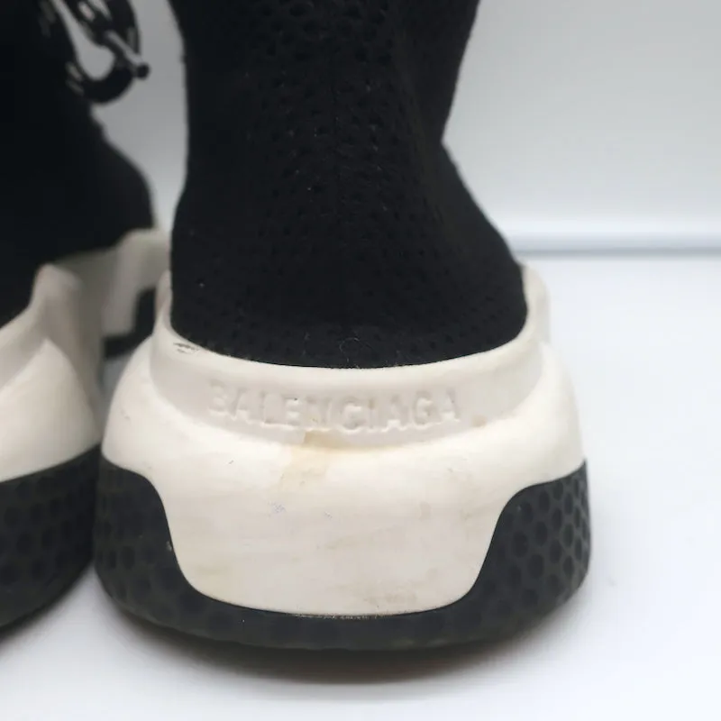 Balenciaga Speed Chaussures de Sport à Lacets en Maille Noire Taille 39