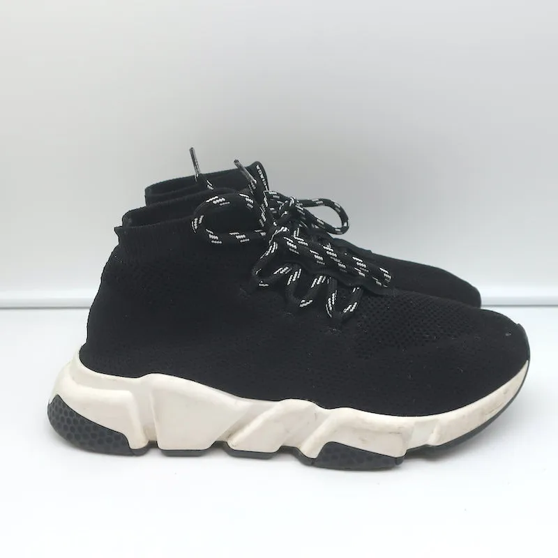 Balenciaga Speed Chaussures de Sport à Lacets en Maille Noire Taille 39