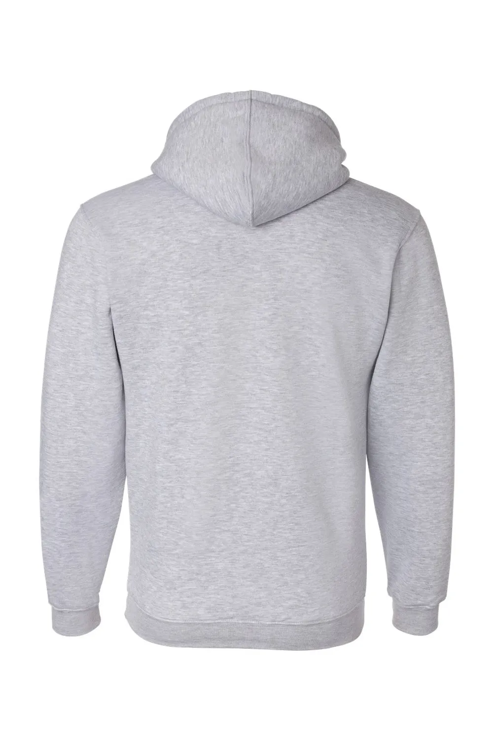 Pull à capuche pour hommes Bayside fabriqué aux USA avec poche kangourou - Gris cendre foncé