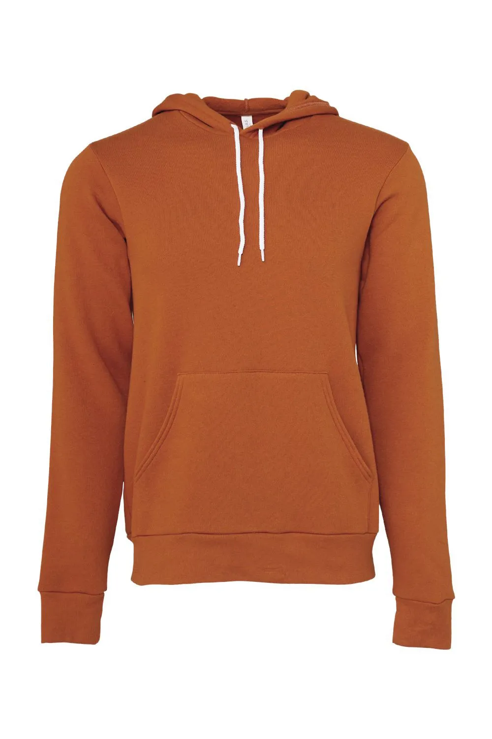 Bella   Canvas Sweat à capuche en éponge polaire pour homme avec poche kangourou - Orange automne