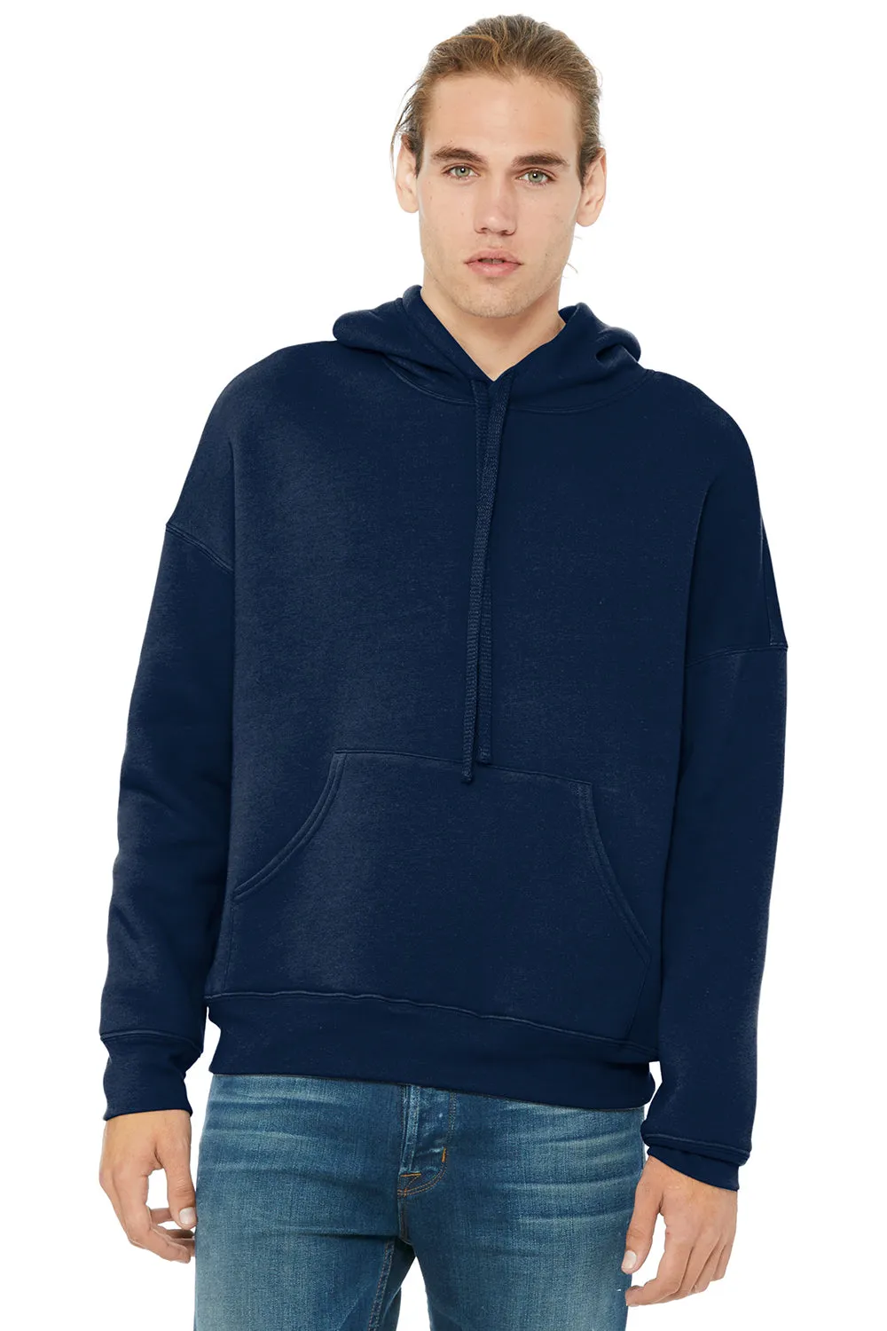 Bella   Canvas Sweat à capuche en polaire éponge pour homme avec poche kangourou - Bleu marine