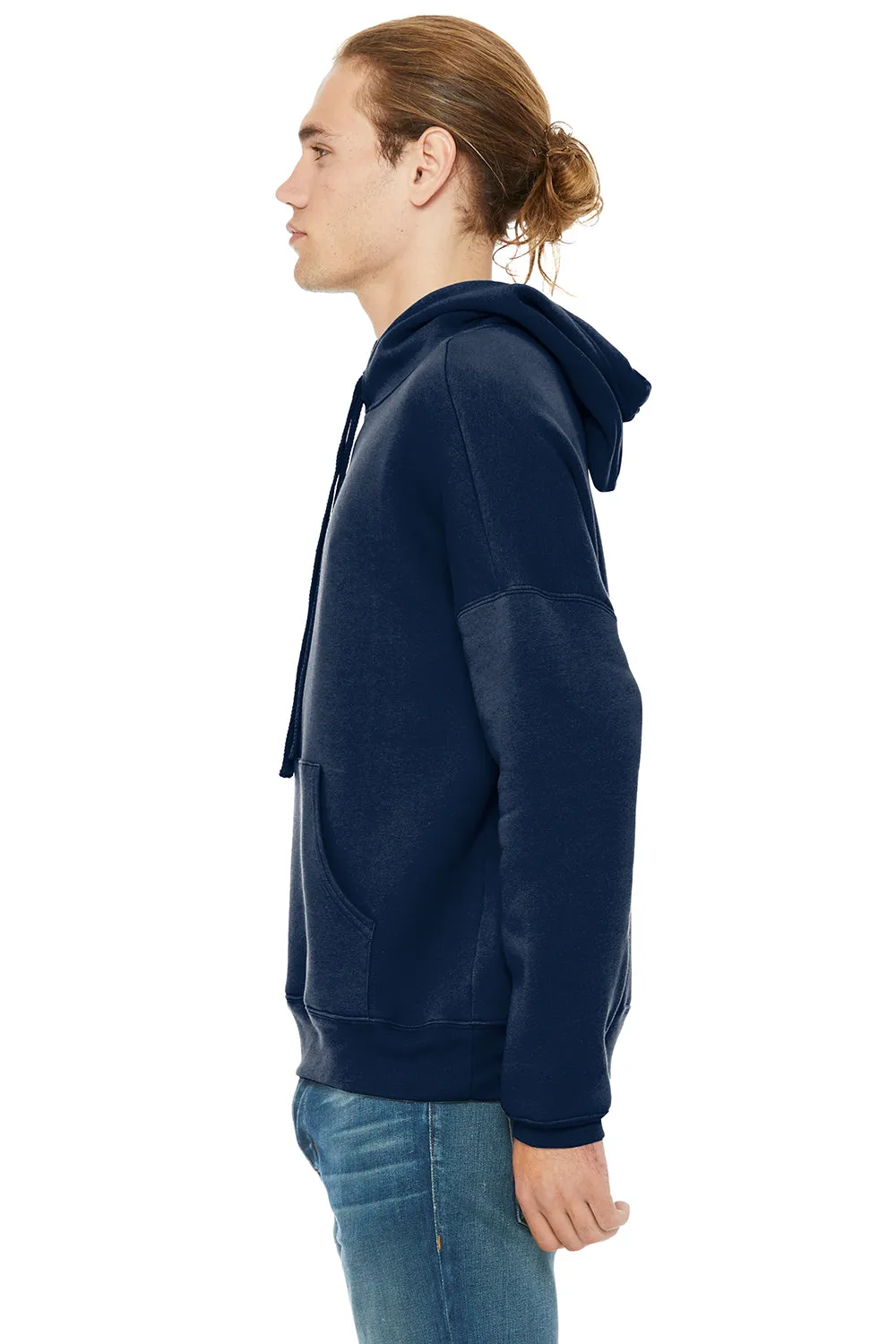 Bella   Canvas Sweat à capuche en polaire éponge pour homme avec poche kangourou - Bleu marine