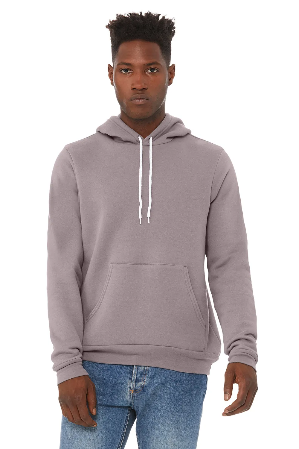 Bella   Canvas Sweat à capuche en polaire éponge pour homme avec poche kangourou - Gris tempête